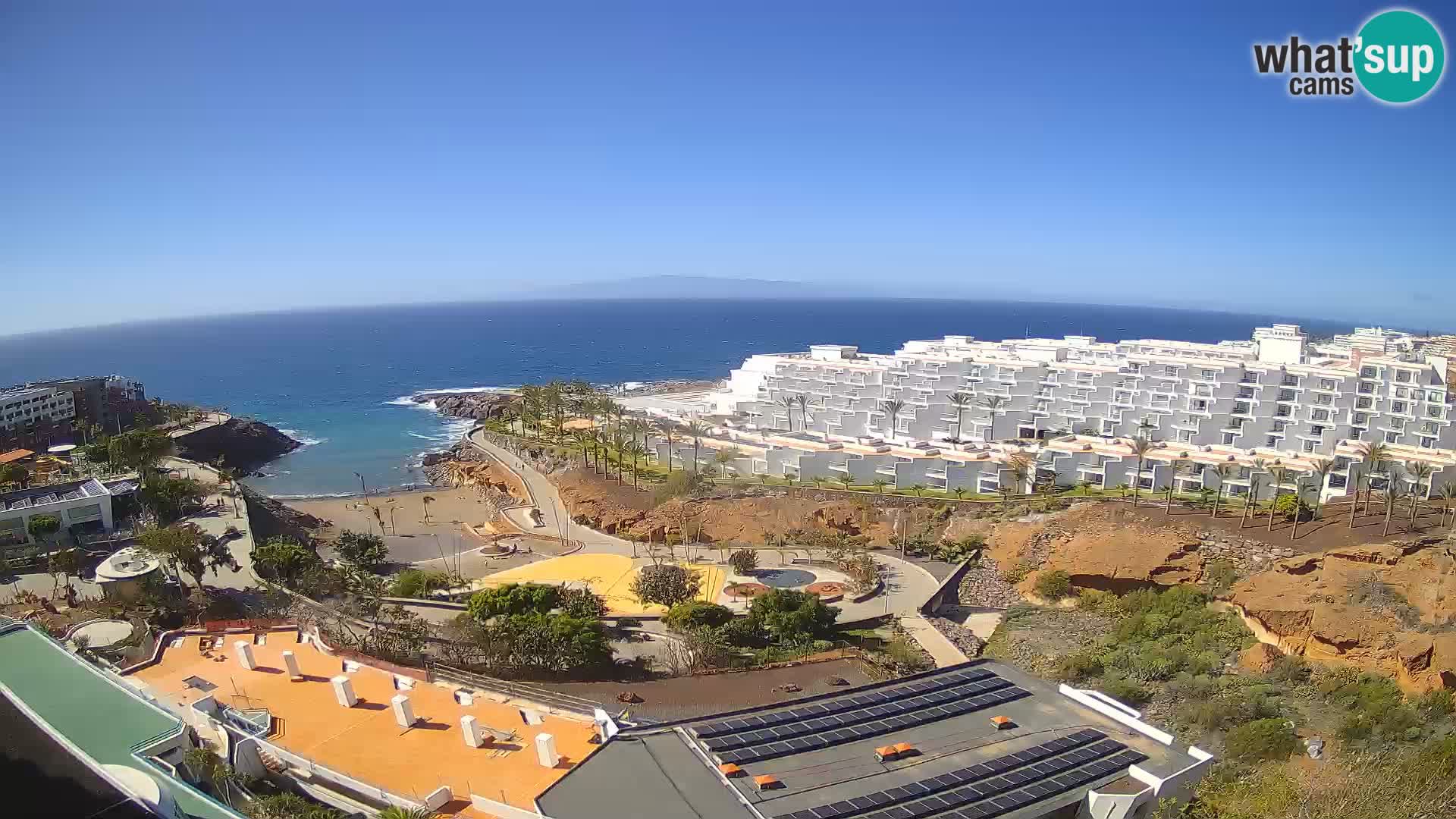 Webcam live spiaggia Las Galgas – Playa Paraiso – Isola La Gomera – Costa Adeje – Tenerife