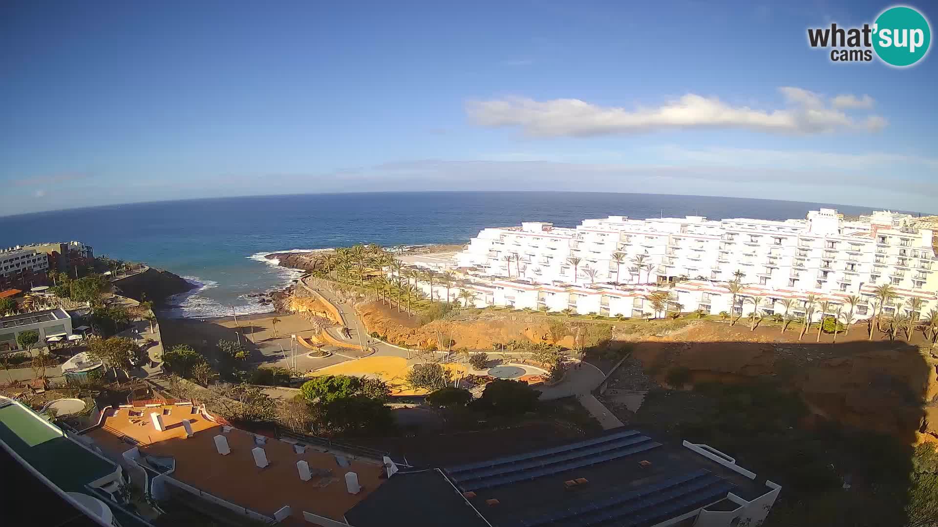 Webcam en vivo Playa de Las Galgas – Playa Paraíso – Isla de La Gomera – Costa Adeje – Tenerife