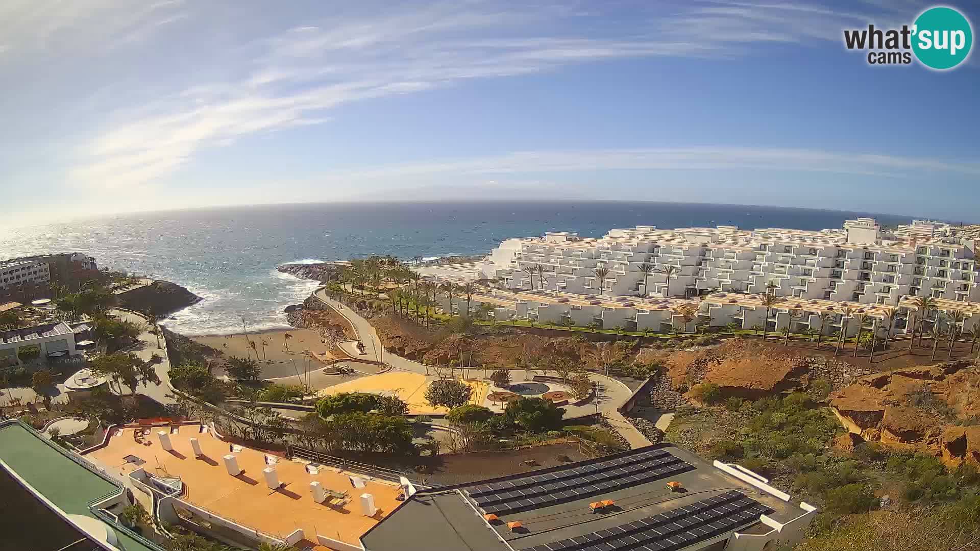 Live-Webcam Las Galgas Strand – Playa Paraiso – Insel La Gomera – Costa Adeje – Teneriffa