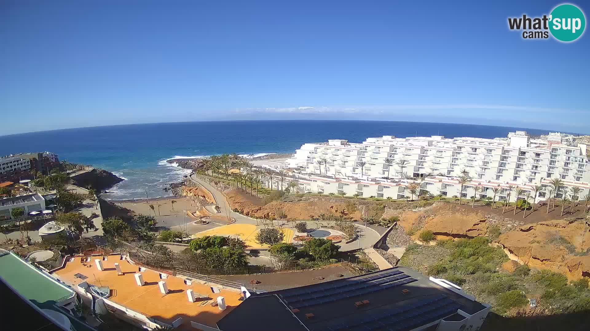 Webcam live spiaggia Las Galgas – Playa Paraiso – Isola La Gomera – Costa Adeje – Tenerife