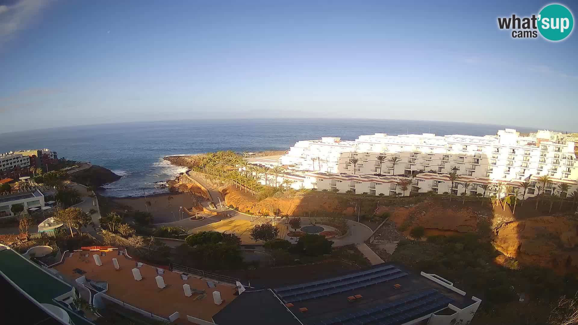 Webcam en vivo Playa de Las Galgas – Playa Paraíso – Isla de La Gomera – Costa Adeje – Tenerife