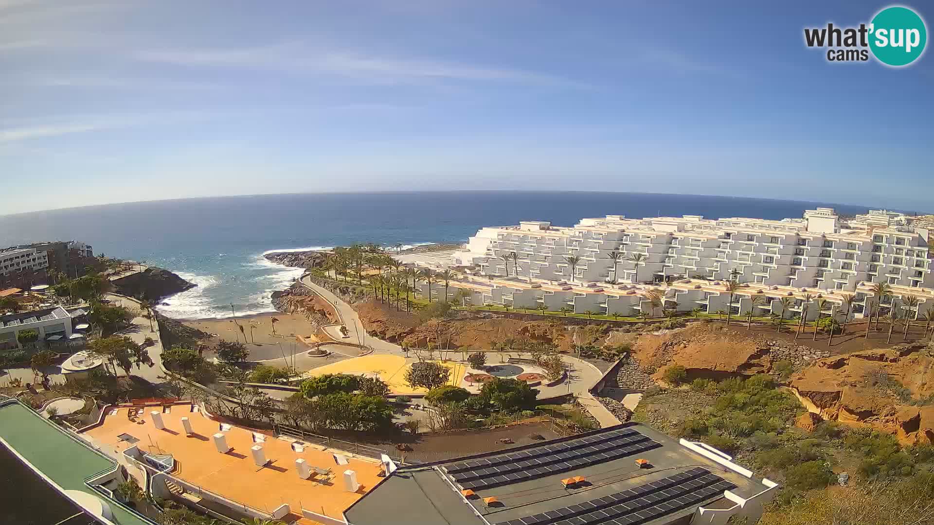 Webcam live spiaggia Las Galgas – Playa Paraiso – Isola La Gomera – Costa Adeje – Tenerife