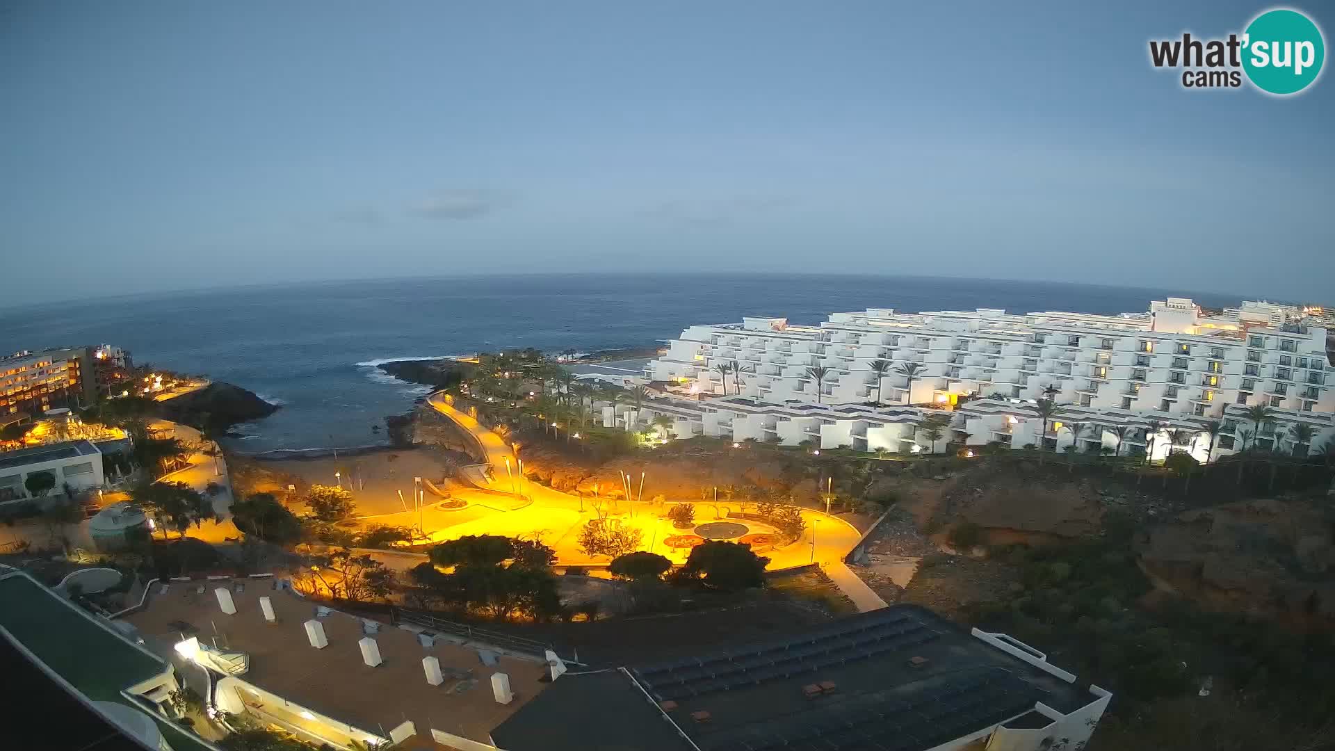 Live webcam Playa de Las Galgas – Playa Paraiso – La Gomera island – Adeje – Tenerife