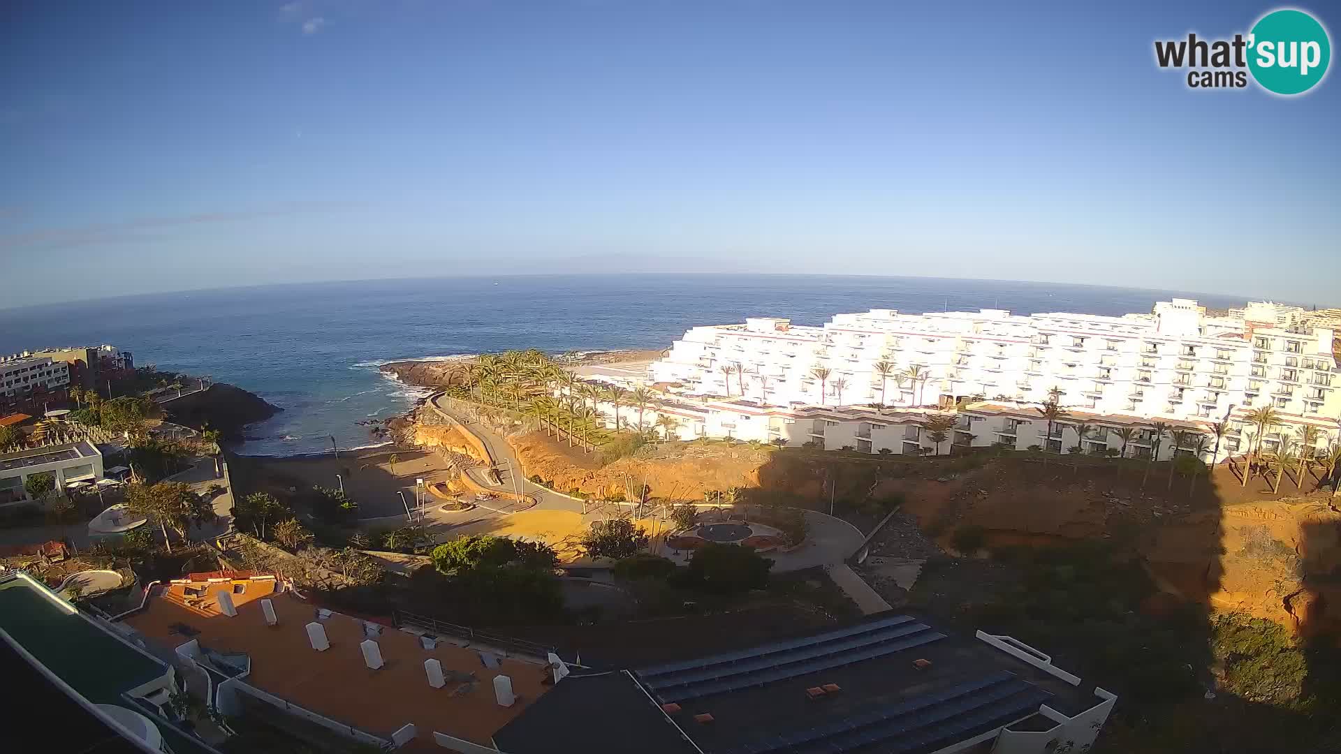 Webcam en vivo Playa de Las Galgas – Playa Paraíso – Isla de La Gomera – Costa Adeje – Tenerife