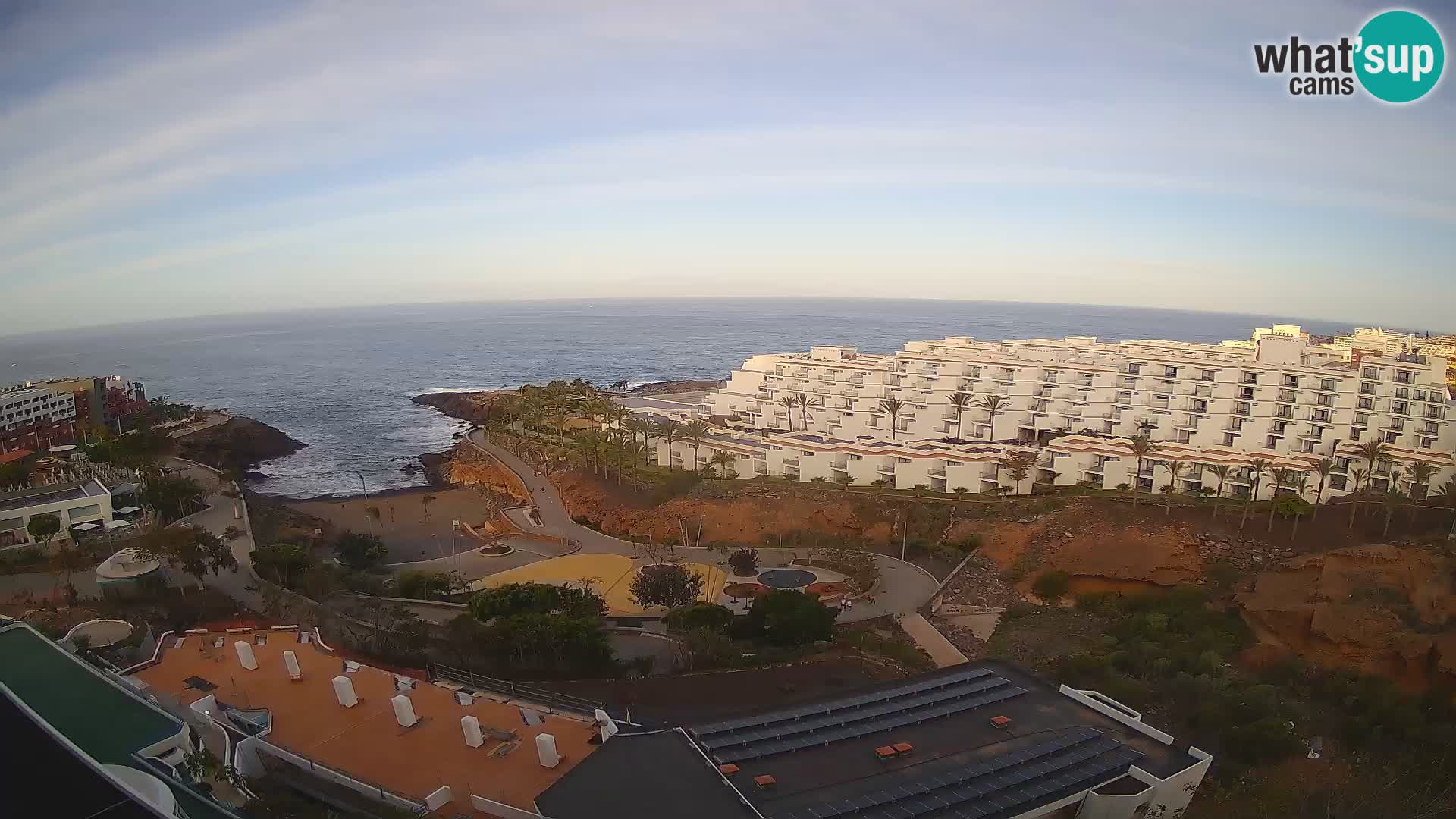 Live webcam Playa de Las Galgas – Playa Paraiso – La Gomera island – Adeje – Tenerife