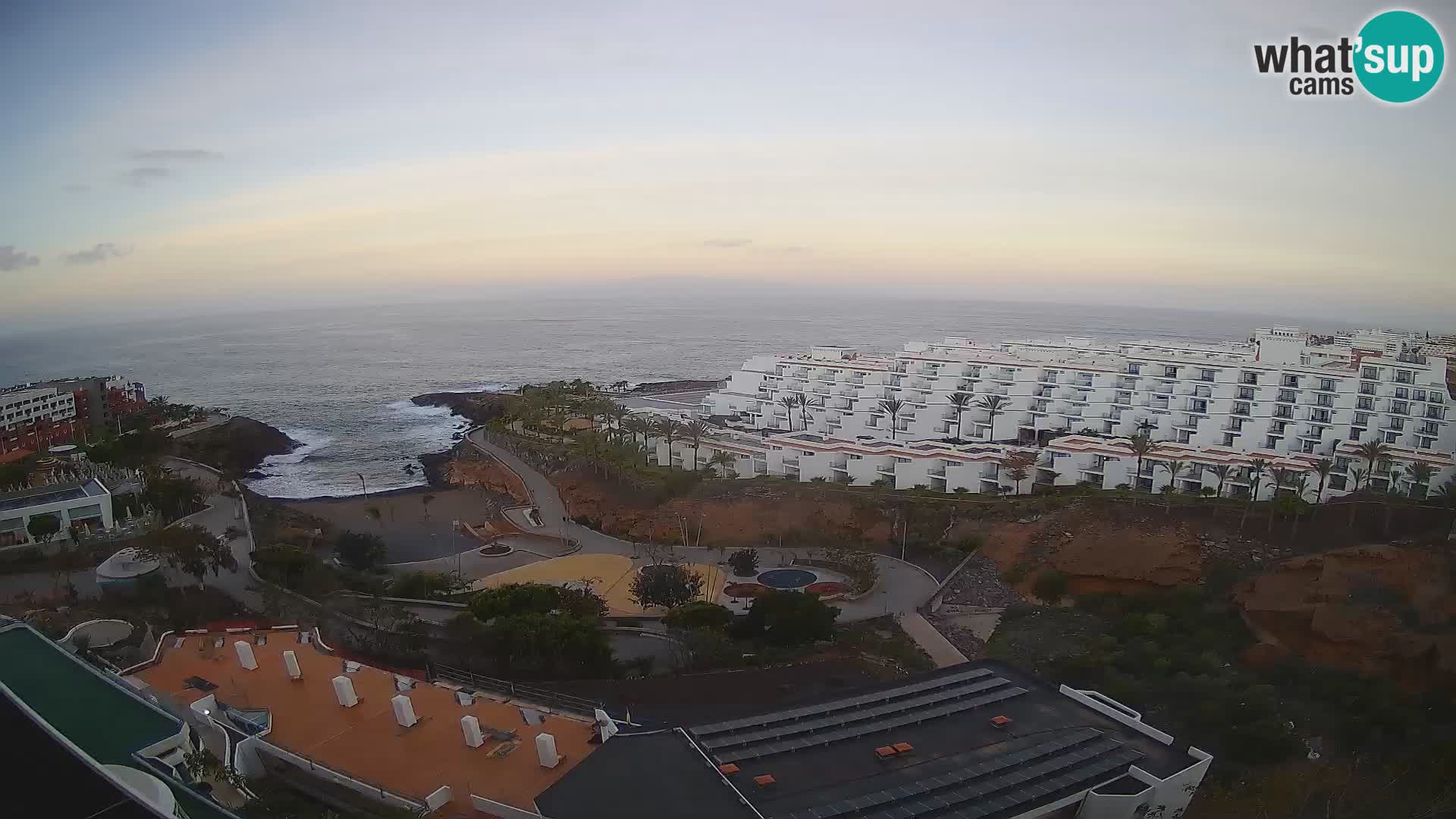 Spletna kamera v živo Las Galgas plaža – Playa Paraiso – otok La Gomera – Costa Adeje – Tenerife