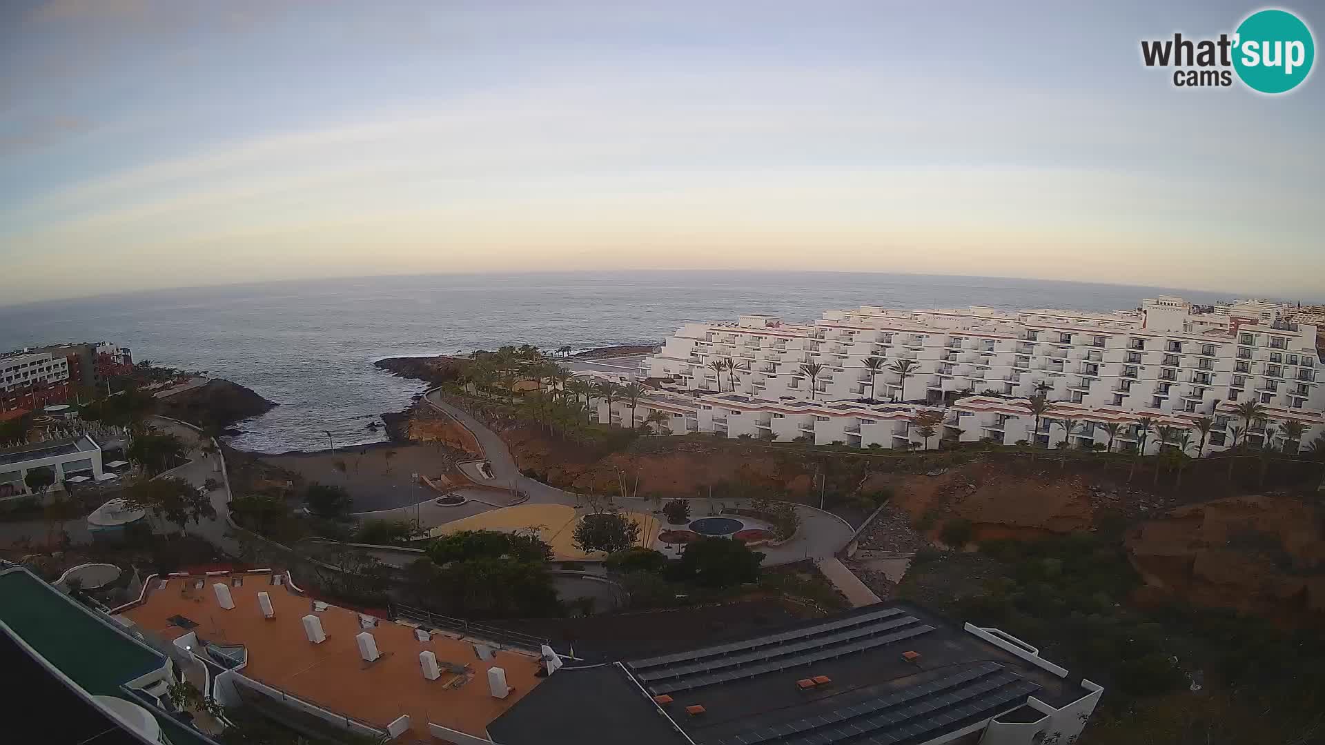 Spletna kamera v živo Las Galgas plaža – Playa Paraiso – otok La Gomera – Costa Adeje – Tenerife