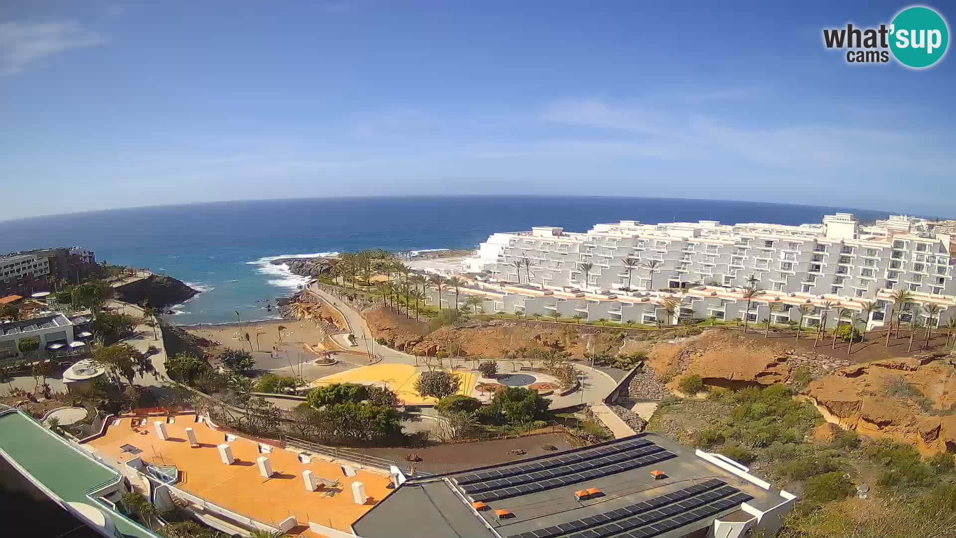 Live-Webcam Las Galgas Strand – Playa Paraiso – Insel La Gomera – Costa Adeje – Teneriffa