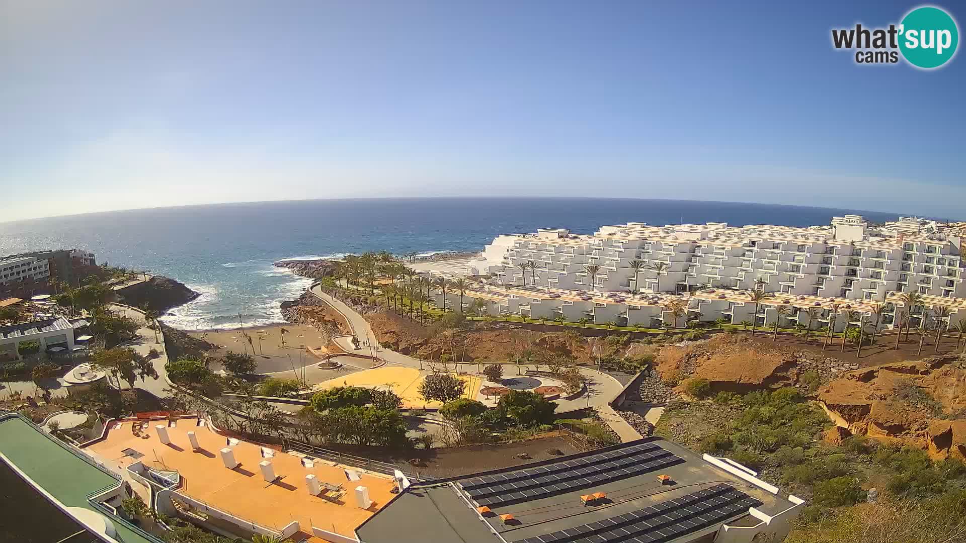 Web kamera uživo Playa de Las Galgas – Playa Paraiso – otok La Gomera – Costa Adeje – Tenerife