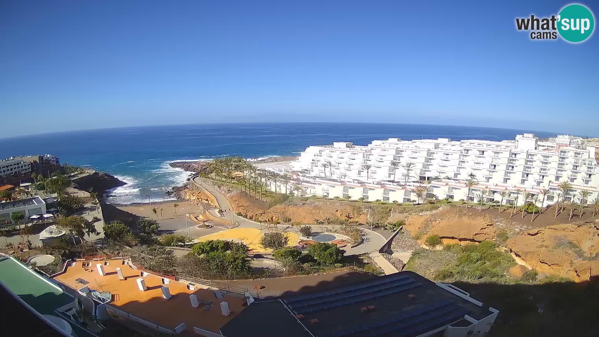 Live-Webcam Las Galgas Strand – Playa Paraiso – Insel La Gomera – Costa Adeje – Teneriffa