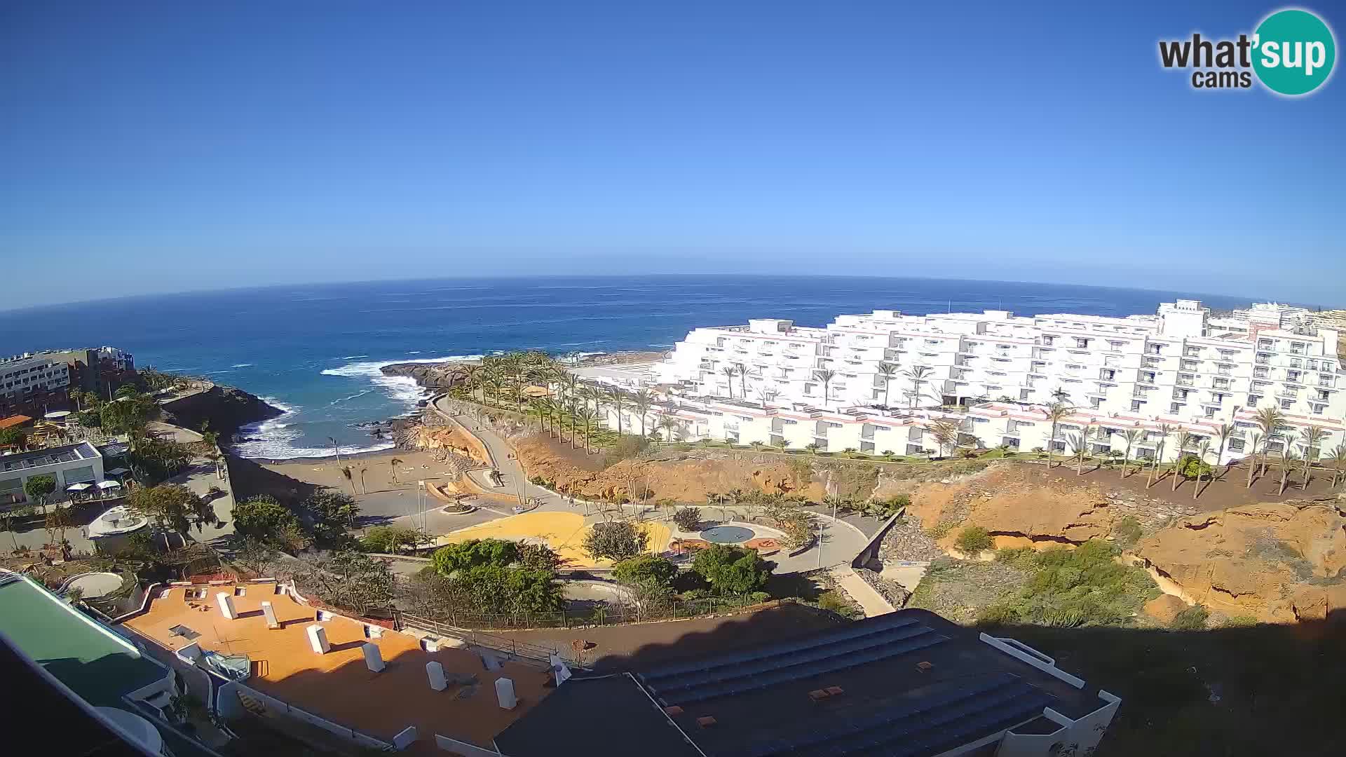Webcam live spiaggia Las Galgas – Playa Paraiso – Isola La Gomera – Costa Adeje – Tenerife