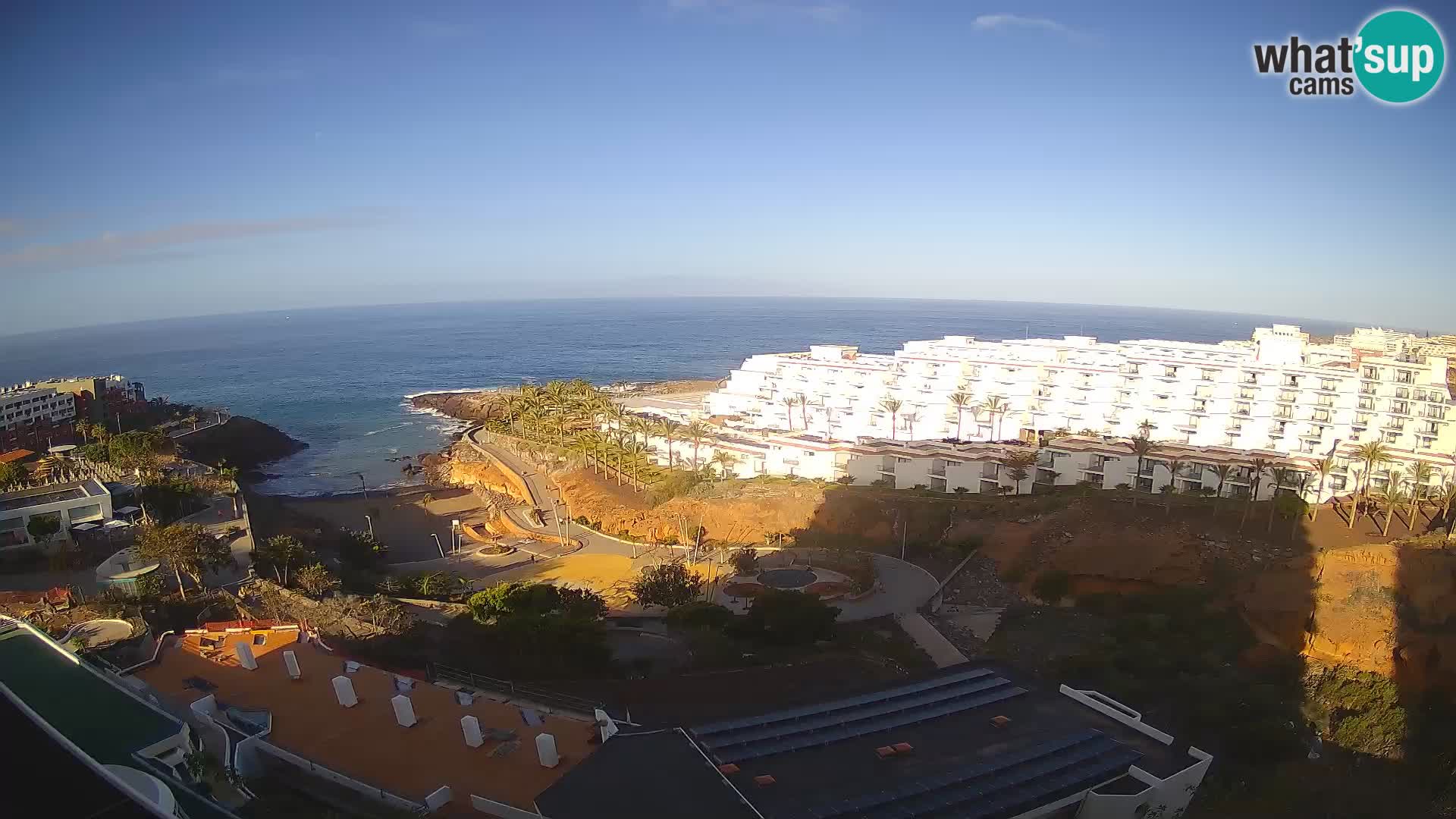 Web kamera uživo Playa de Las Galgas – Playa Paraiso – otok La Gomera – Costa Adeje – Tenerife