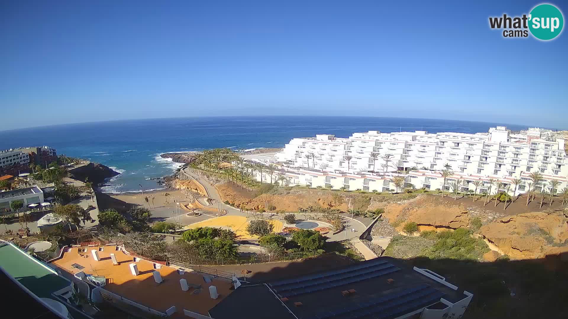Webcam live spiaggia Las Galgas – Playa Paraiso – Isola La Gomera – Costa Adeje – Tenerife