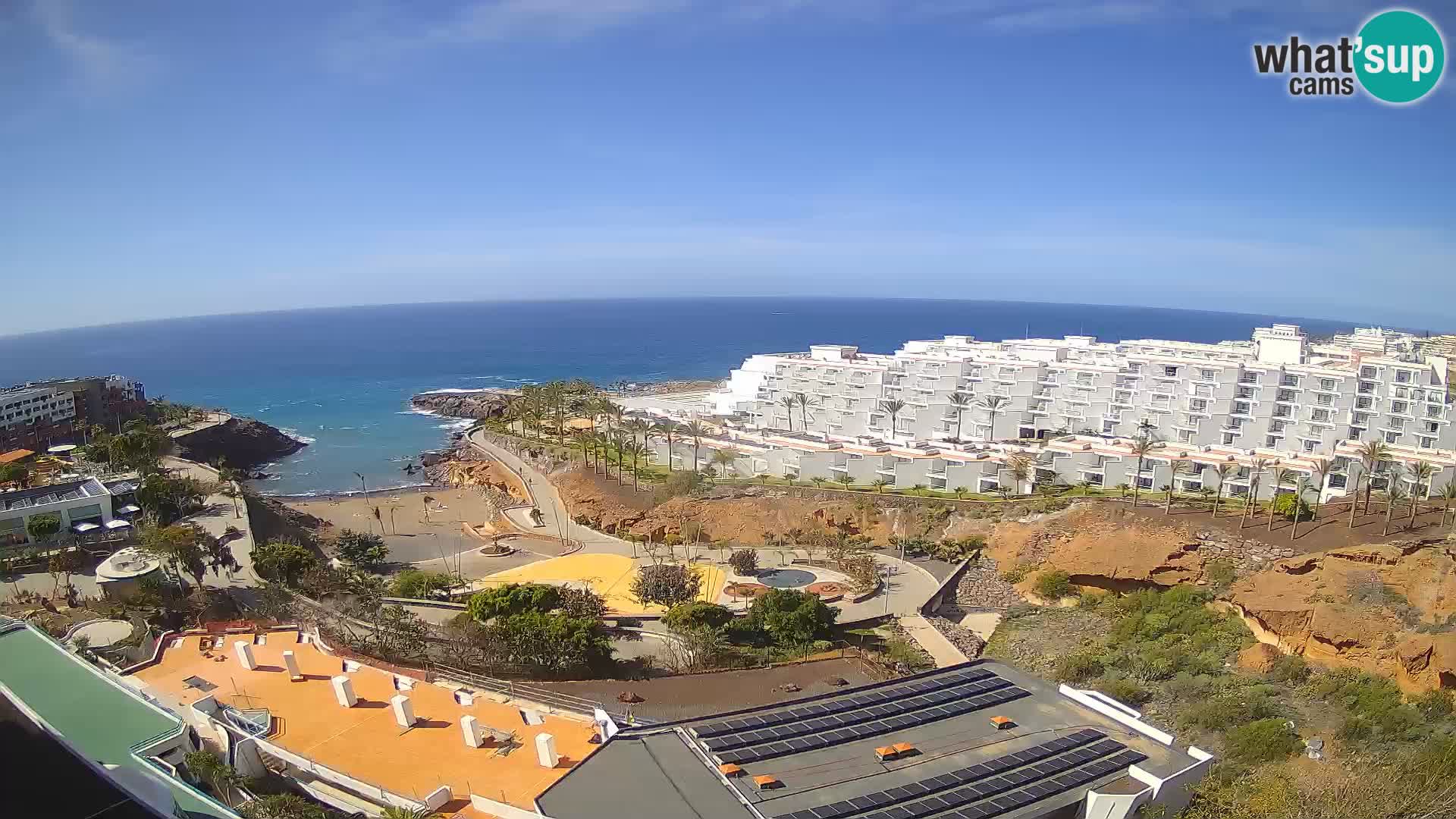 Webcam en direct Playa de Las Galgas – Playa Paraiso – île de La Gomera – Costa Adeje – Tenerife