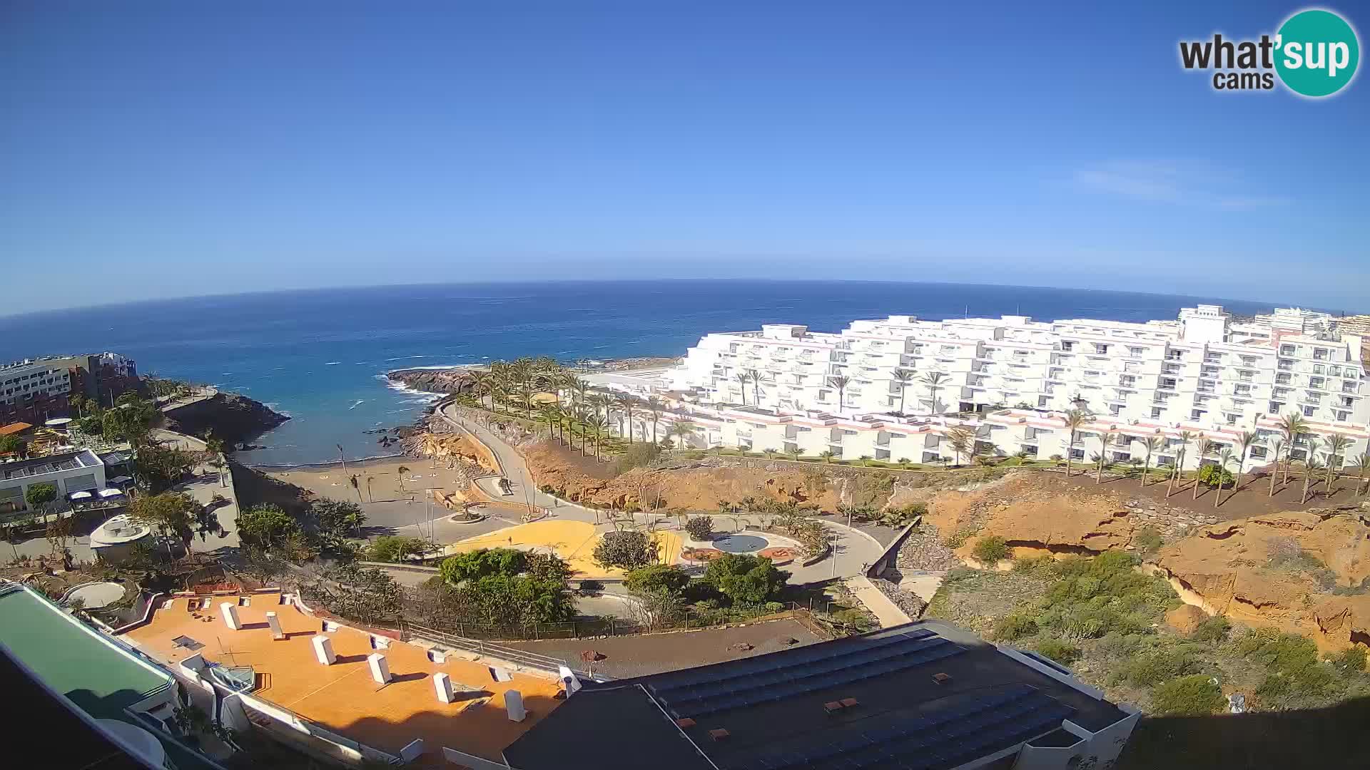 Live-Webcam Las Galgas Strand – Playa Paraiso – Insel La Gomera – Costa Adeje – Teneriffa