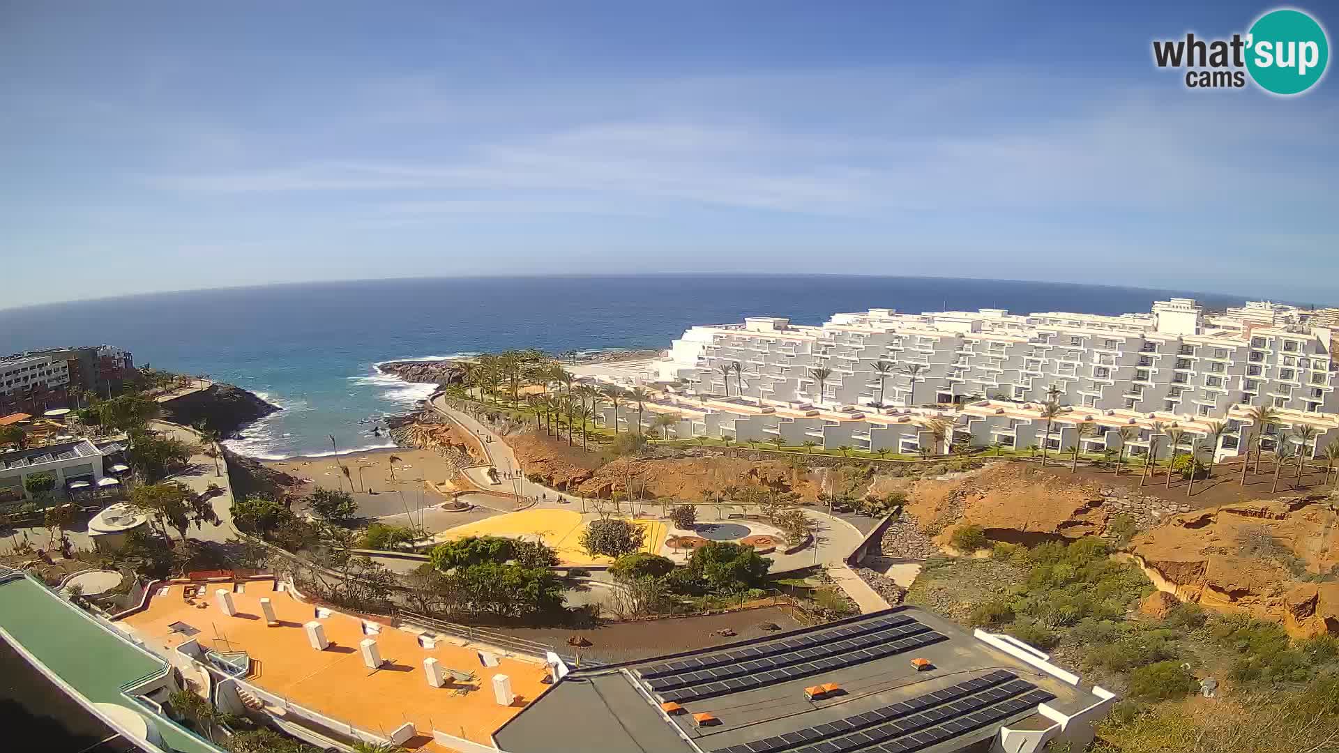 Webcam live spiaggia Las Galgas – Playa Paraiso – Isola La Gomera – Costa Adeje – Tenerife