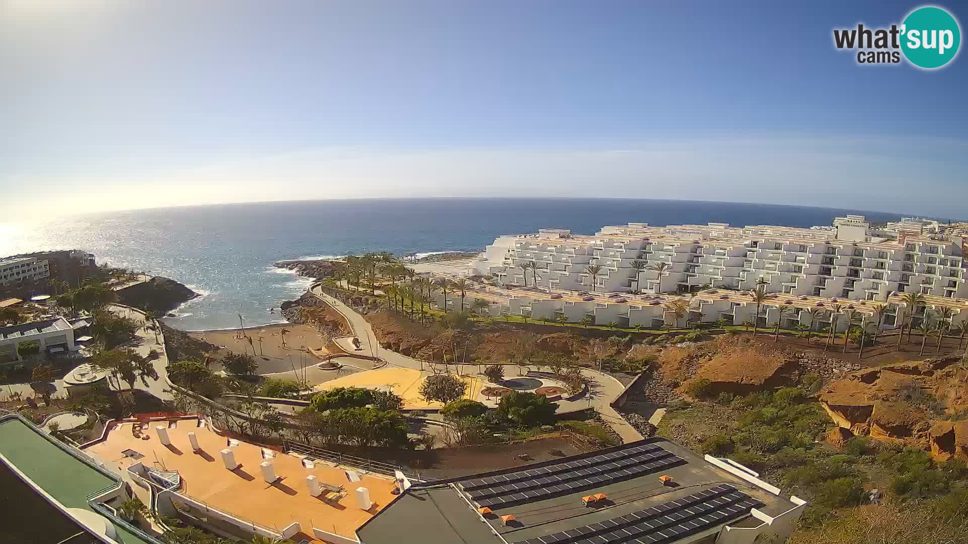 Webcam live spiaggia Las Galgas – Playa Paraiso – Isola La Gomera – Costa Adeje – Tenerife