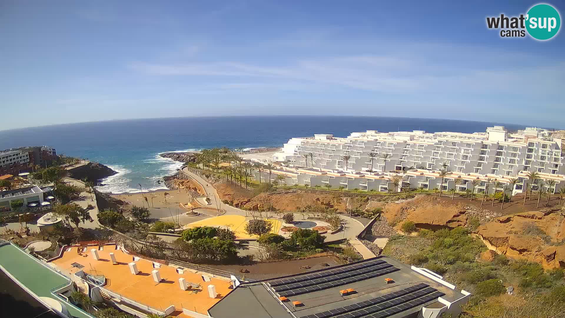 Webcam en vivo Playa de Las Galgas – Playa Paraíso – Isla de La Gomera – Costa Adeje – Tenerife