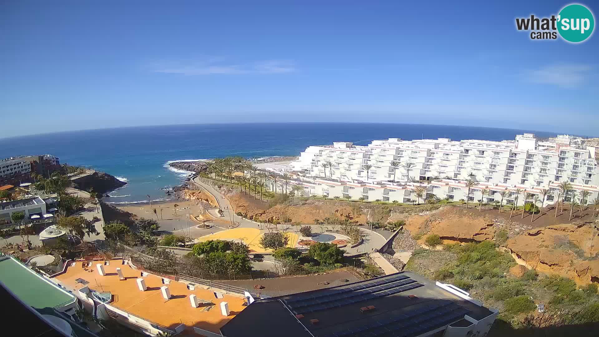 Web kamera uživo Playa de Las Galgas – Playa Paraiso – otok La Gomera – Costa Adeje – Tenerife