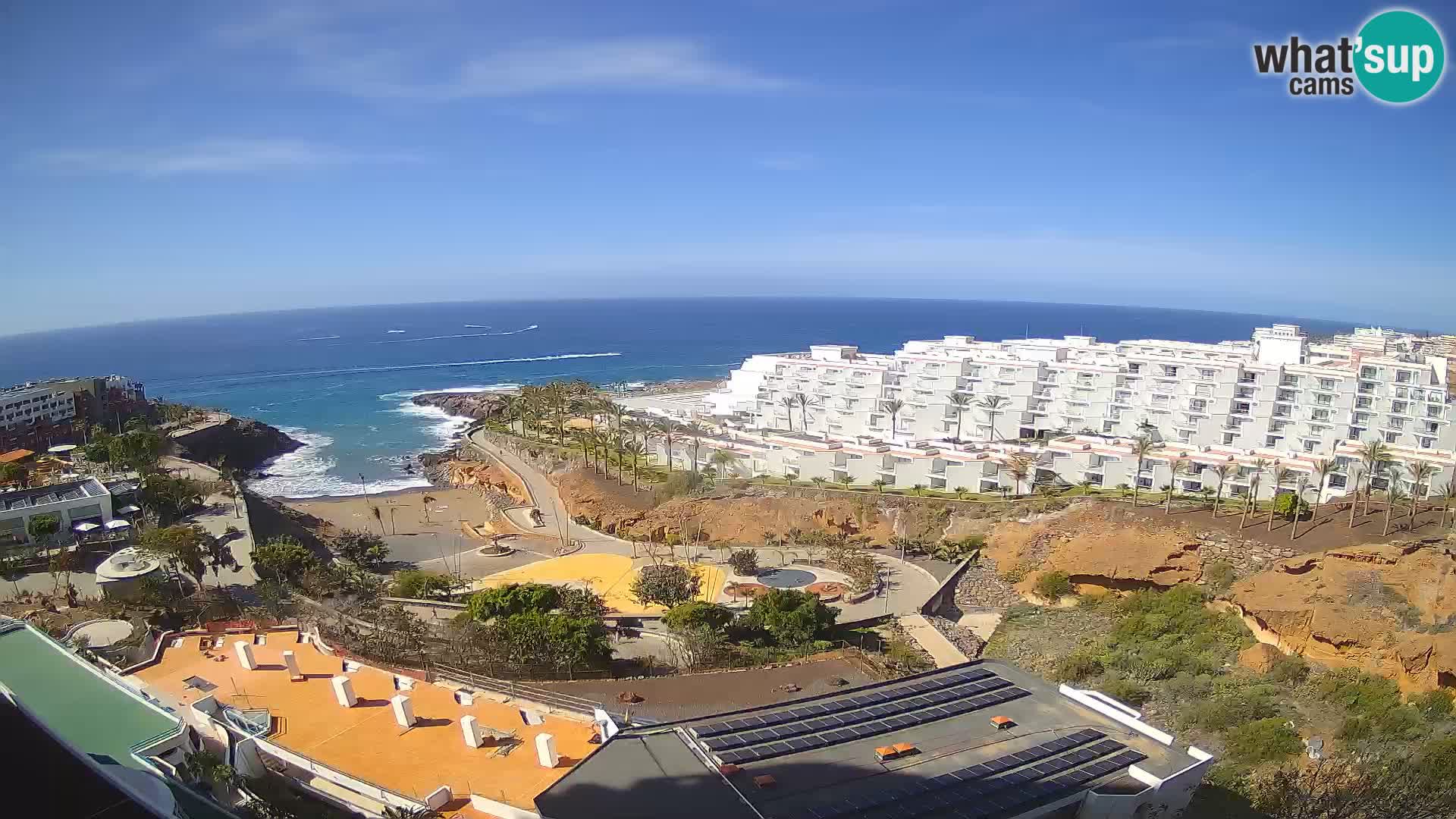 Webcam en direct Playa de Las Galgas – Playa Paraiso – île de La Gomera – Costa Adeje – Tenerife