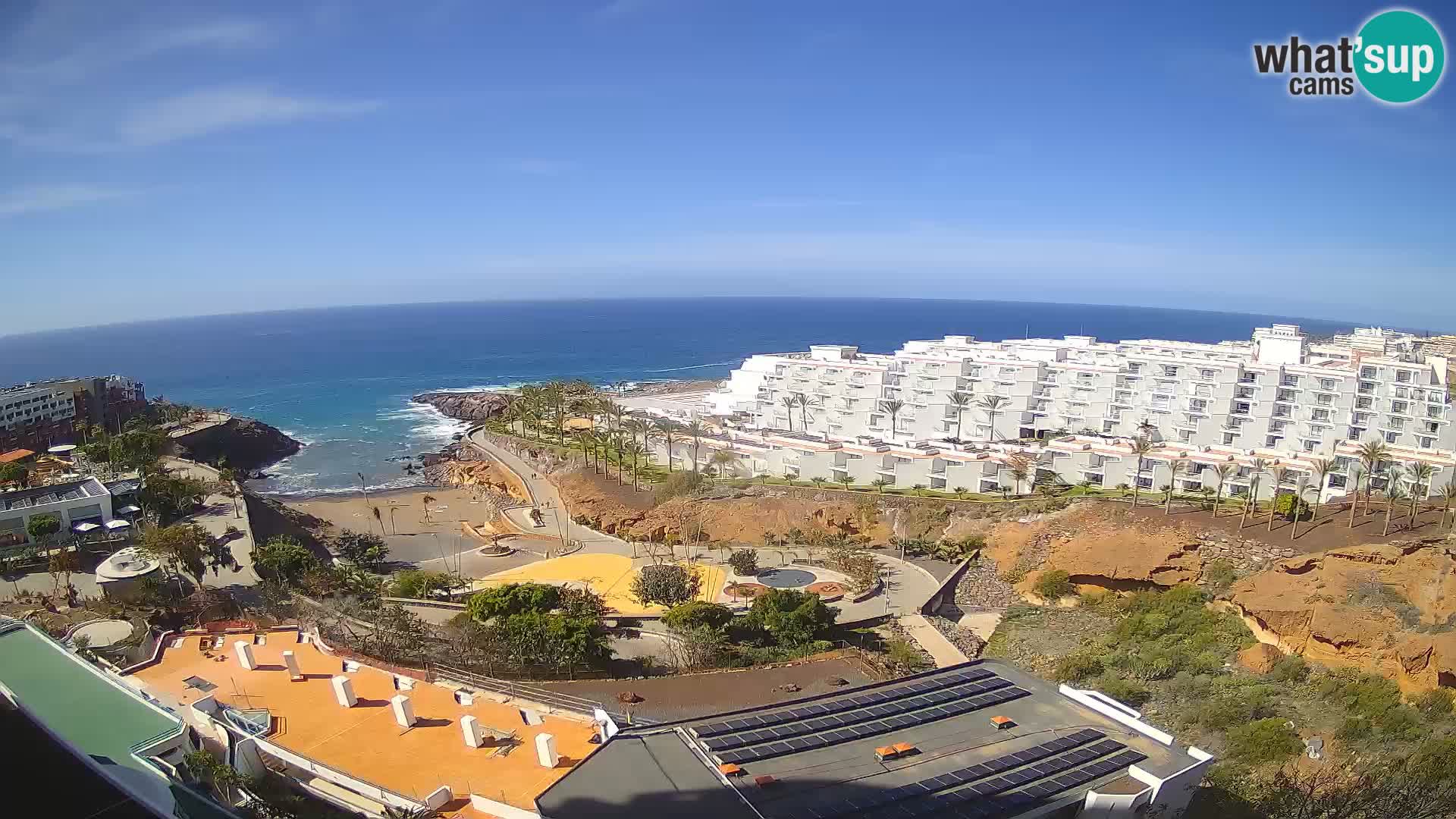 Live-Webcam Las Galgas Strand – Playa Paraiso – Insel La Gomera – Costa Adeje – Teneriffa