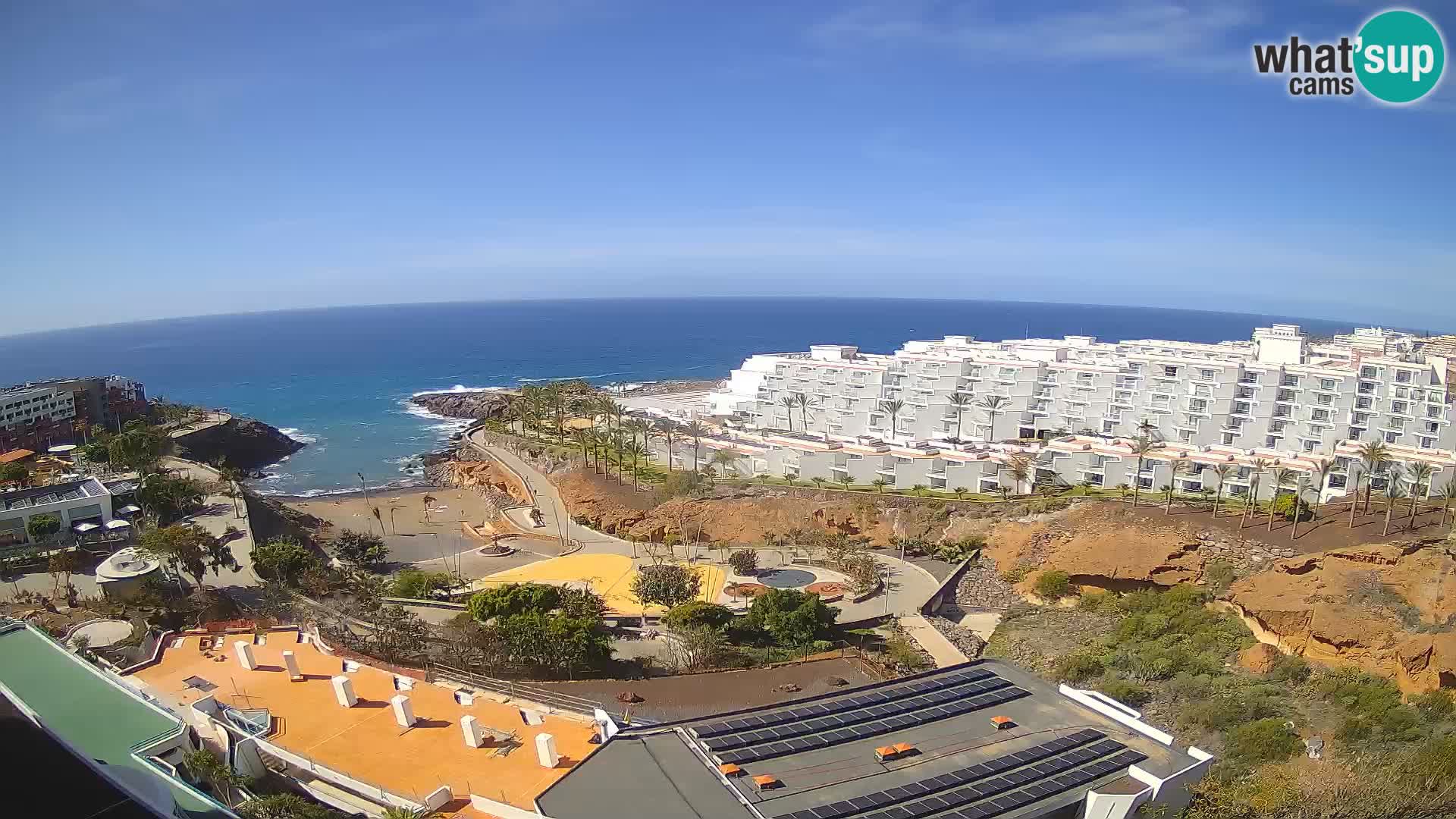 Web kamera uživo Playa de Las Galgas – Playa Paraiso – otok La Gomera – Costa Adeje – Tenerife