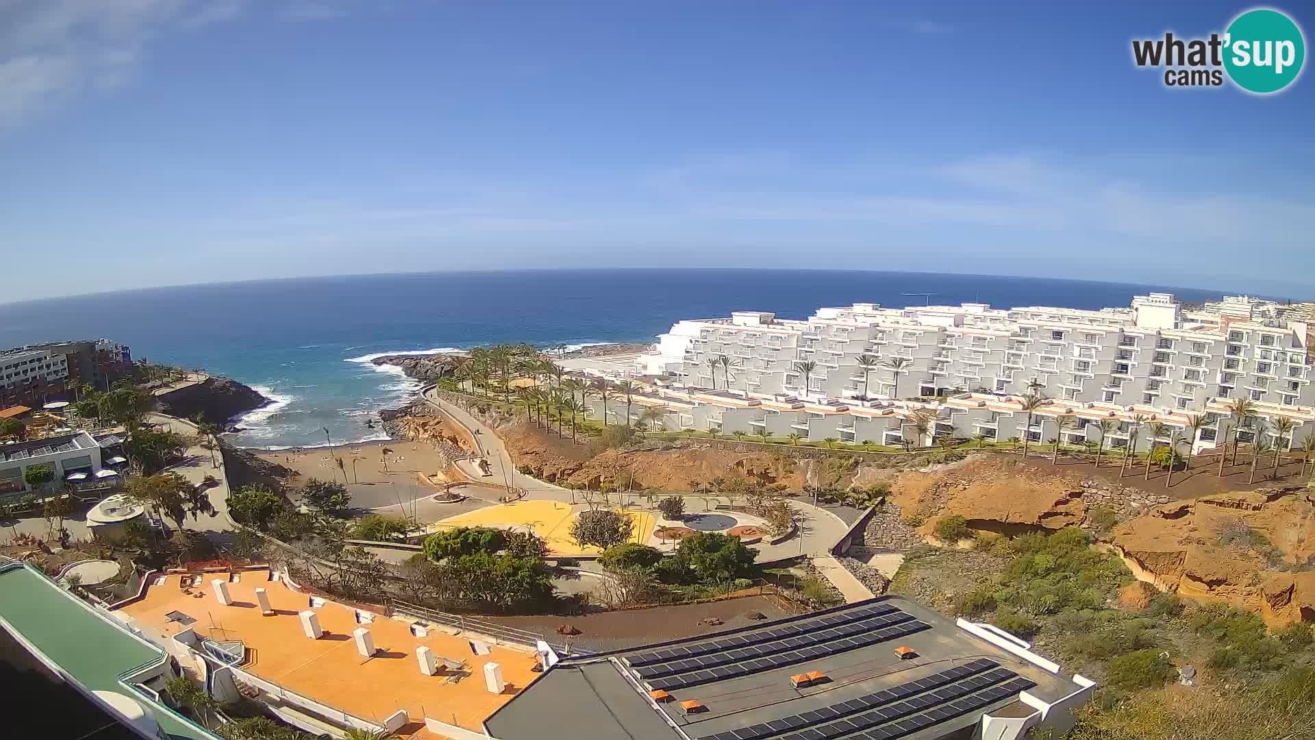 Webcam live spiaggia Las Galgas – Playa Paraiso – Isola La Gomera – Costa Adeje – Tenerife