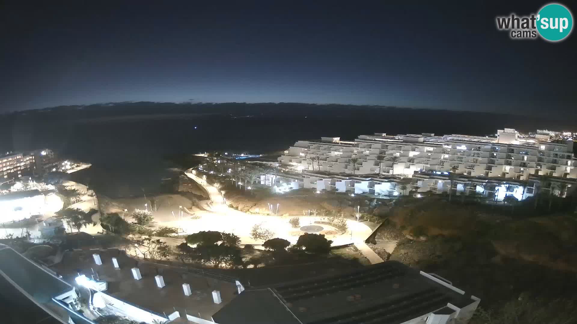 Live webcam Playa de Las Galgas – Playa Paraiso – La Gomera island – Adeje – Tenerife