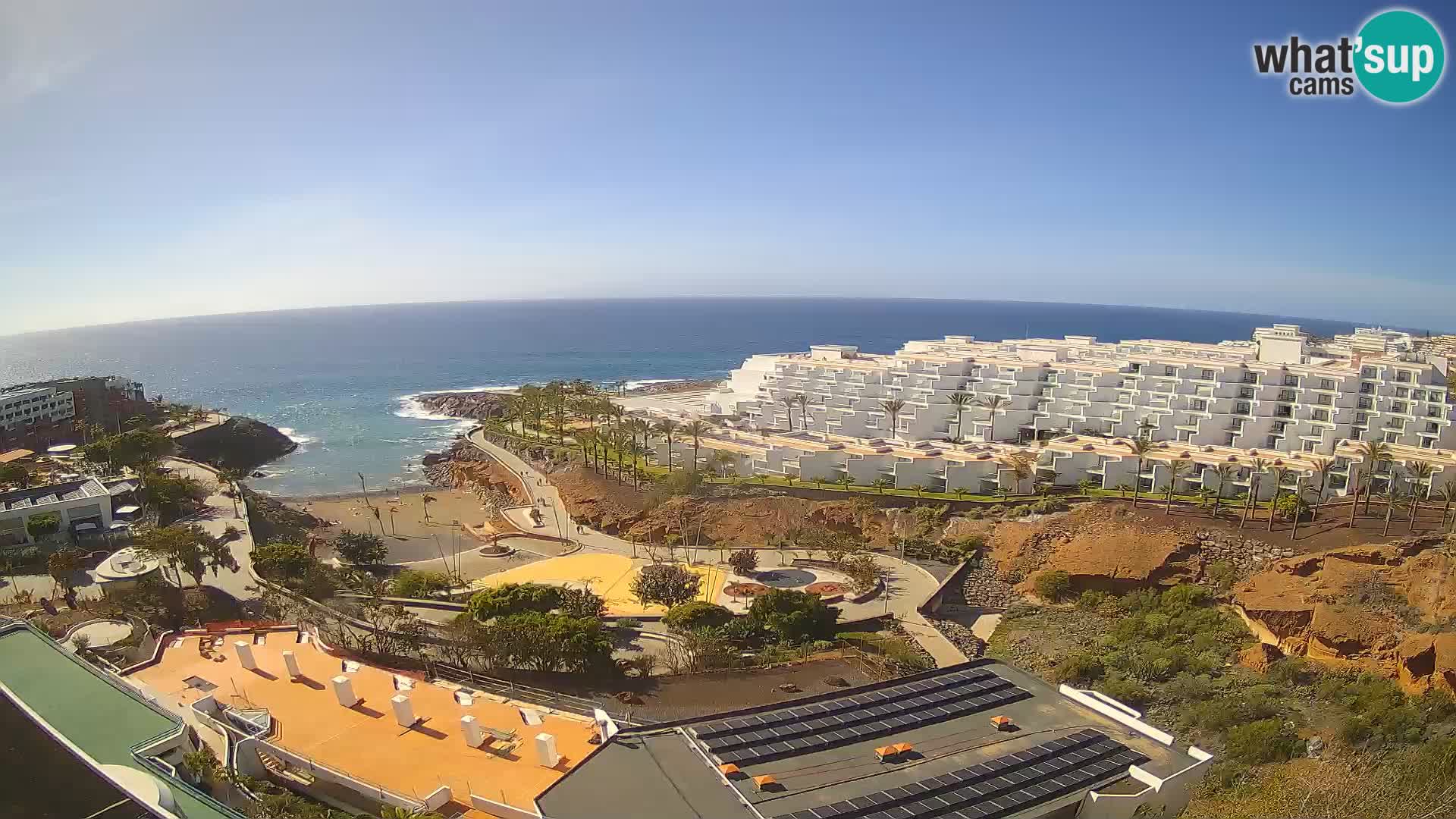 Webcam en direct Playa de Las Galgas – Playa Paraiso – île de La Gomera – Costa Adeje – Tenerife