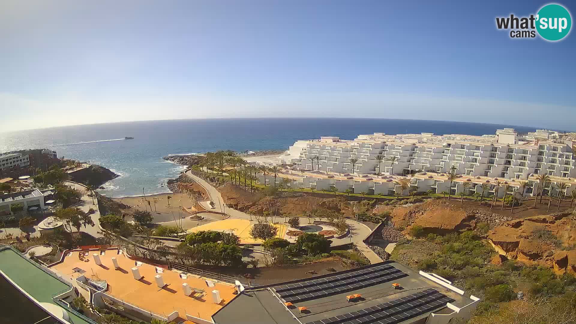 Webcam en vivo Playa de Las Galgas – Playa Paraíso – Isla de La Gomera – Costa Adeje – Tenerife