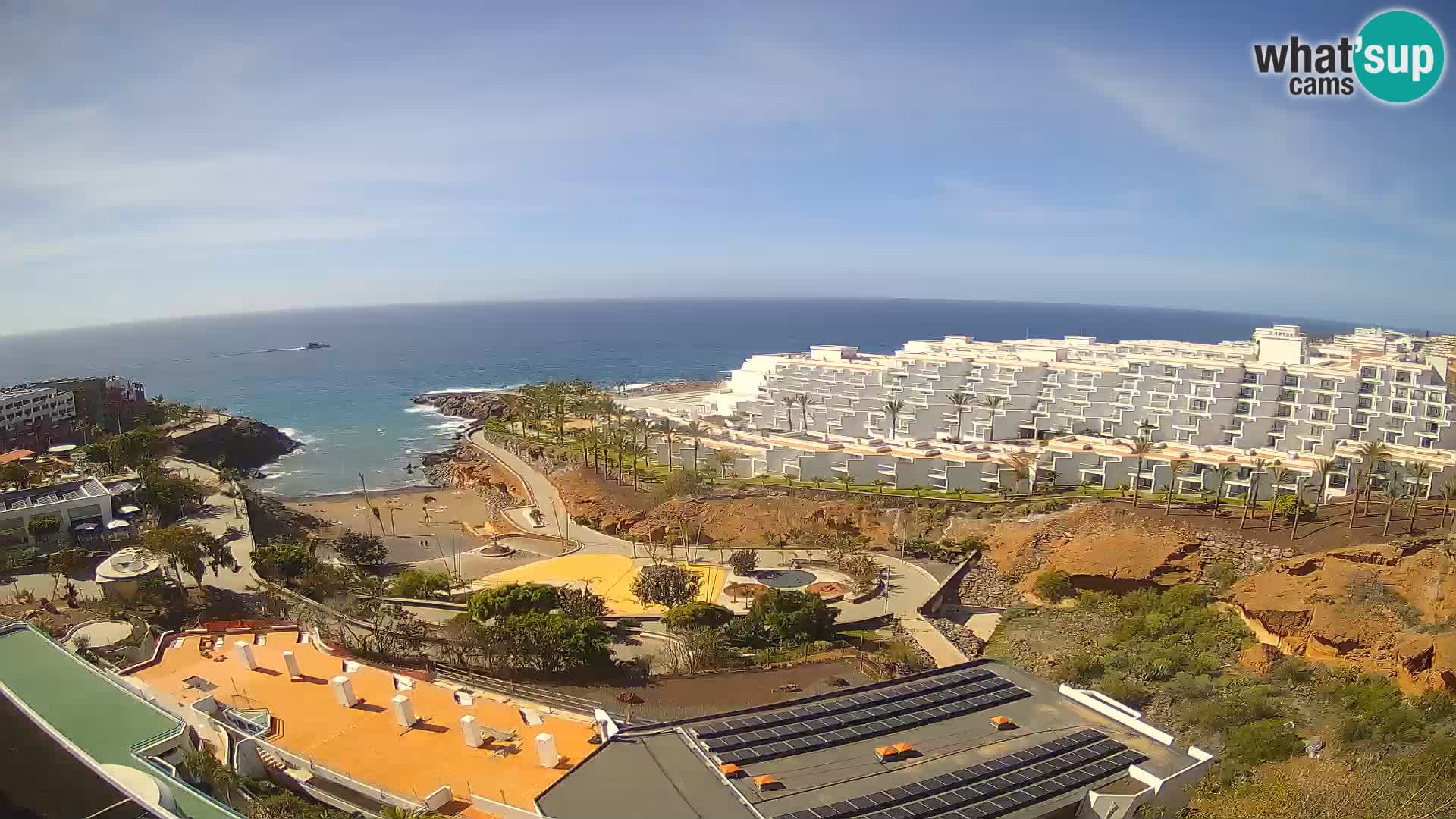 Webcam en direct Playa de Las Galgas – Playa Paraiso – île de La Gomera – Costa Adeje – Tenerife