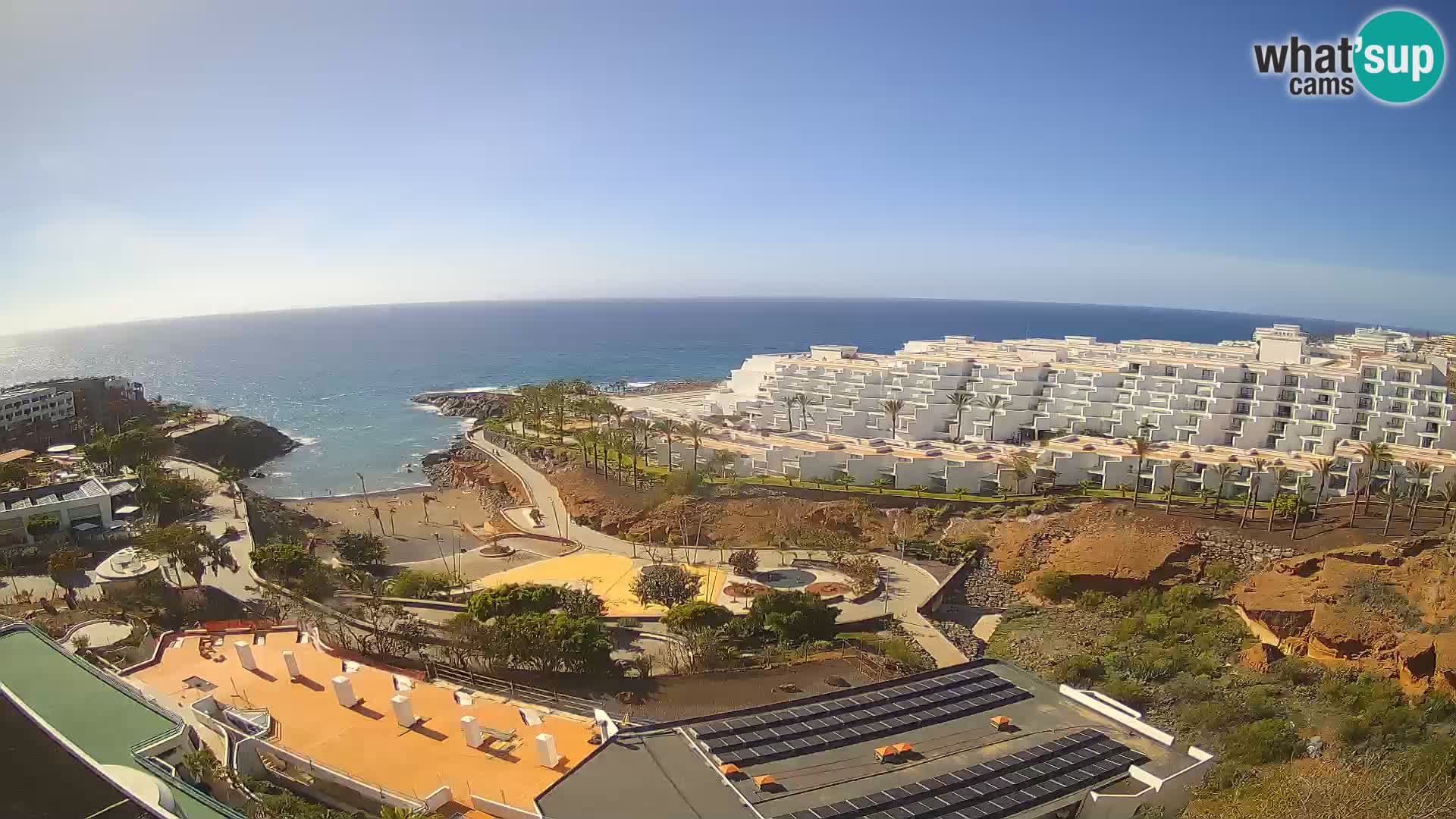 Webcam en direct Playa de Las Galgas – Playa Paraiso – île de La Gomera – Costa Adeje – Tenerife