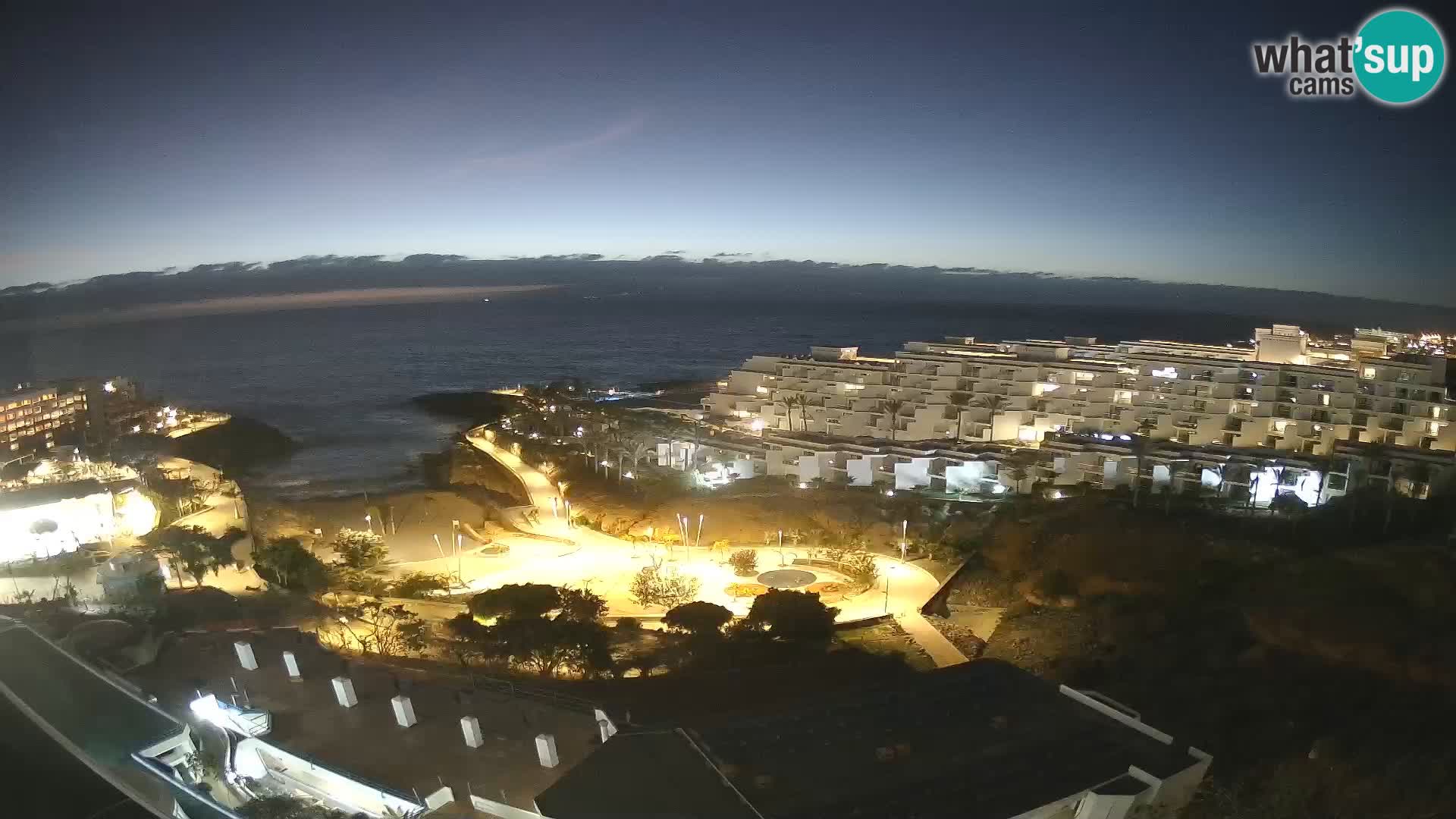 Live-Webcam Las Galgas Strand – Playa Paraiso – Insel La Gomera – Costa Adeje – Teneriffa