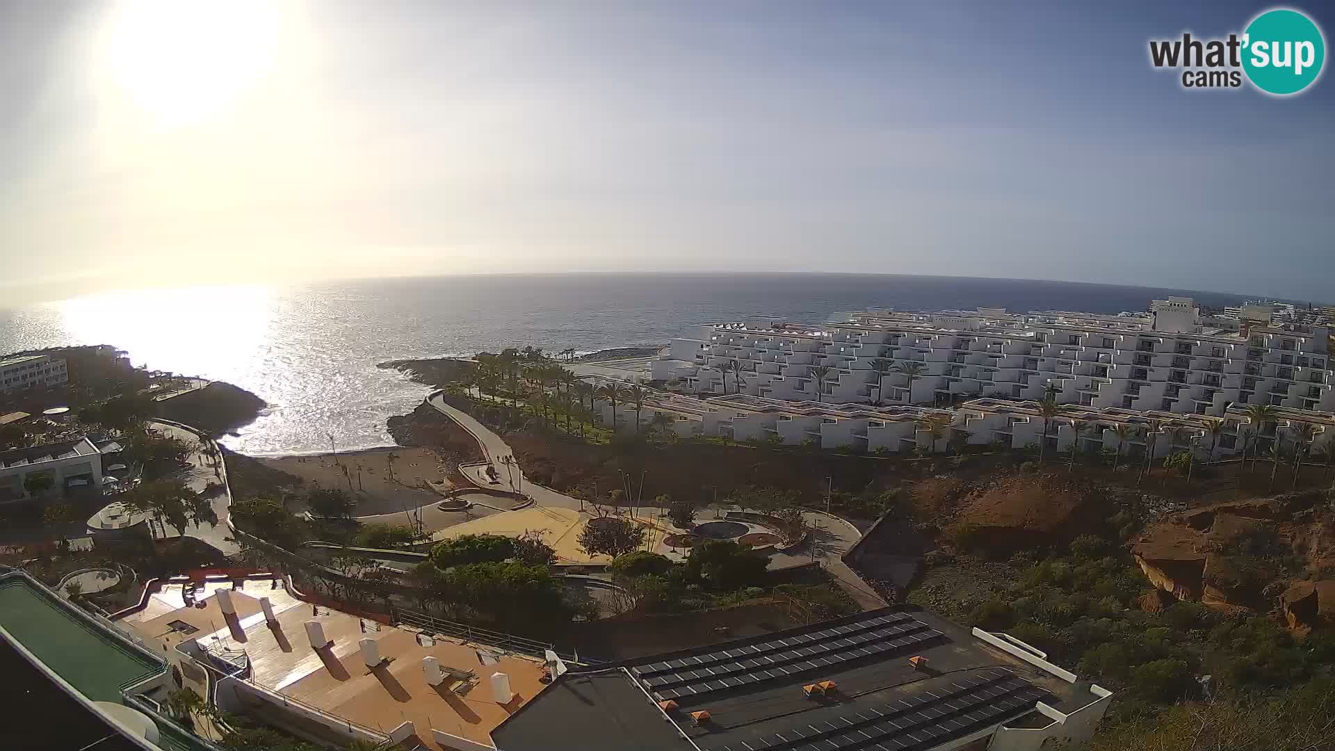 Live webcam Playa de Las Galgas – Playa Paraiso – La Gomera island – Adeje – Tenerife