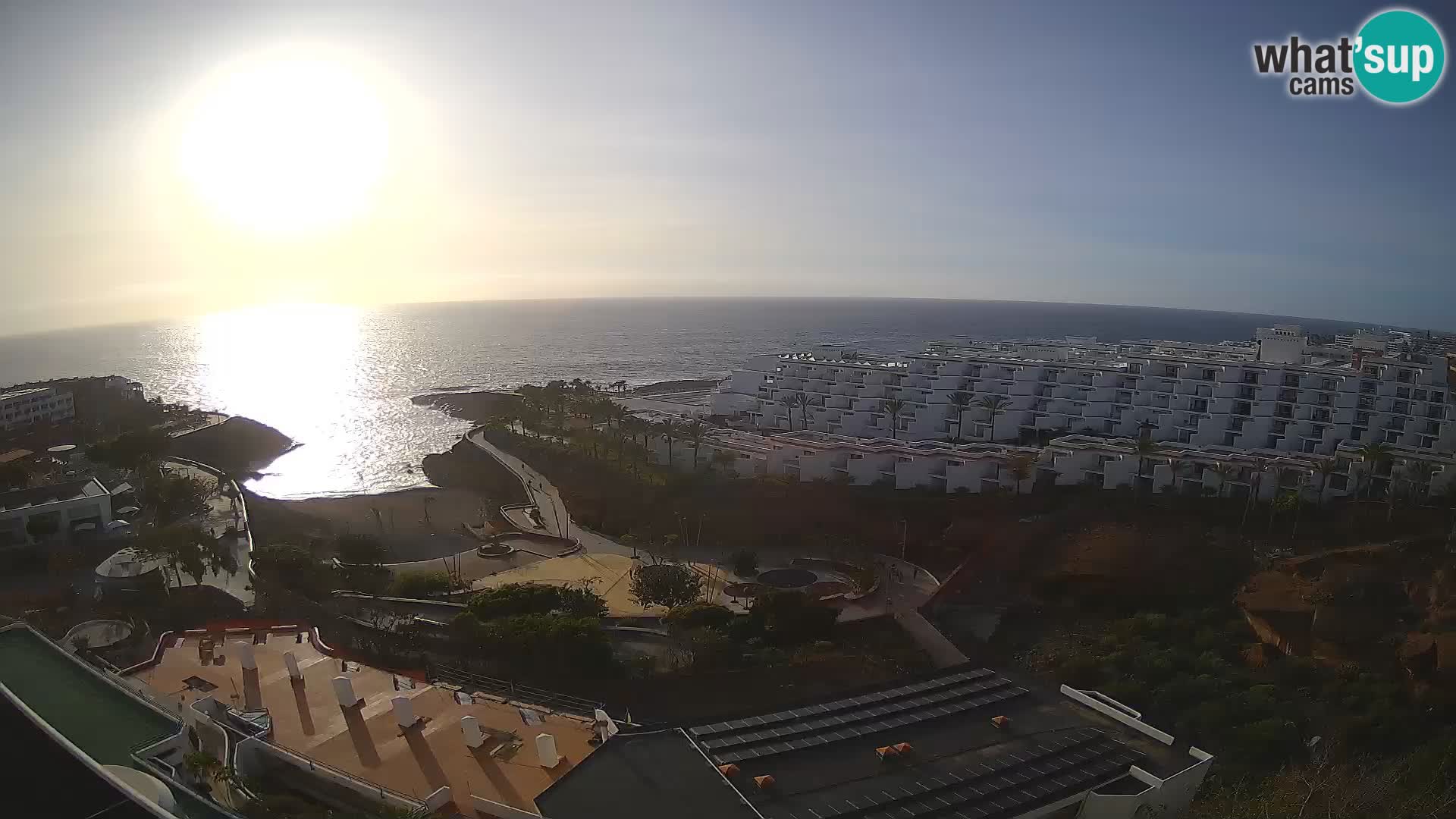 Live webcam Playa de Las Galgas – Playa Paraiso – La Gomera island – Adeje – Tenerife