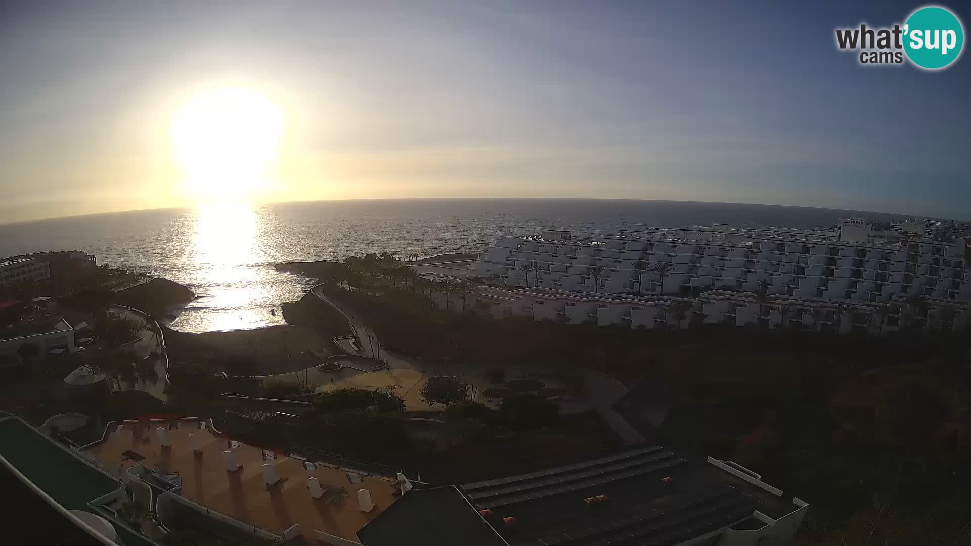 Live webcam Playa de Las Galgas – Playa Paraiso – La Gomera island – Adeje – Tenerife