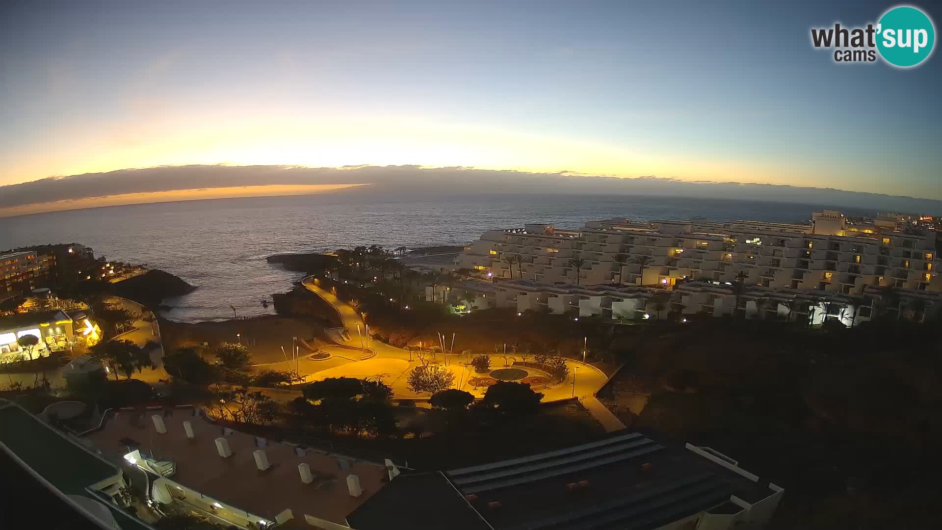 Web kamera uživo Playa de Las Galgas – Playa Paraiso – otok La Gomera – Costa Adeje – Tenerife