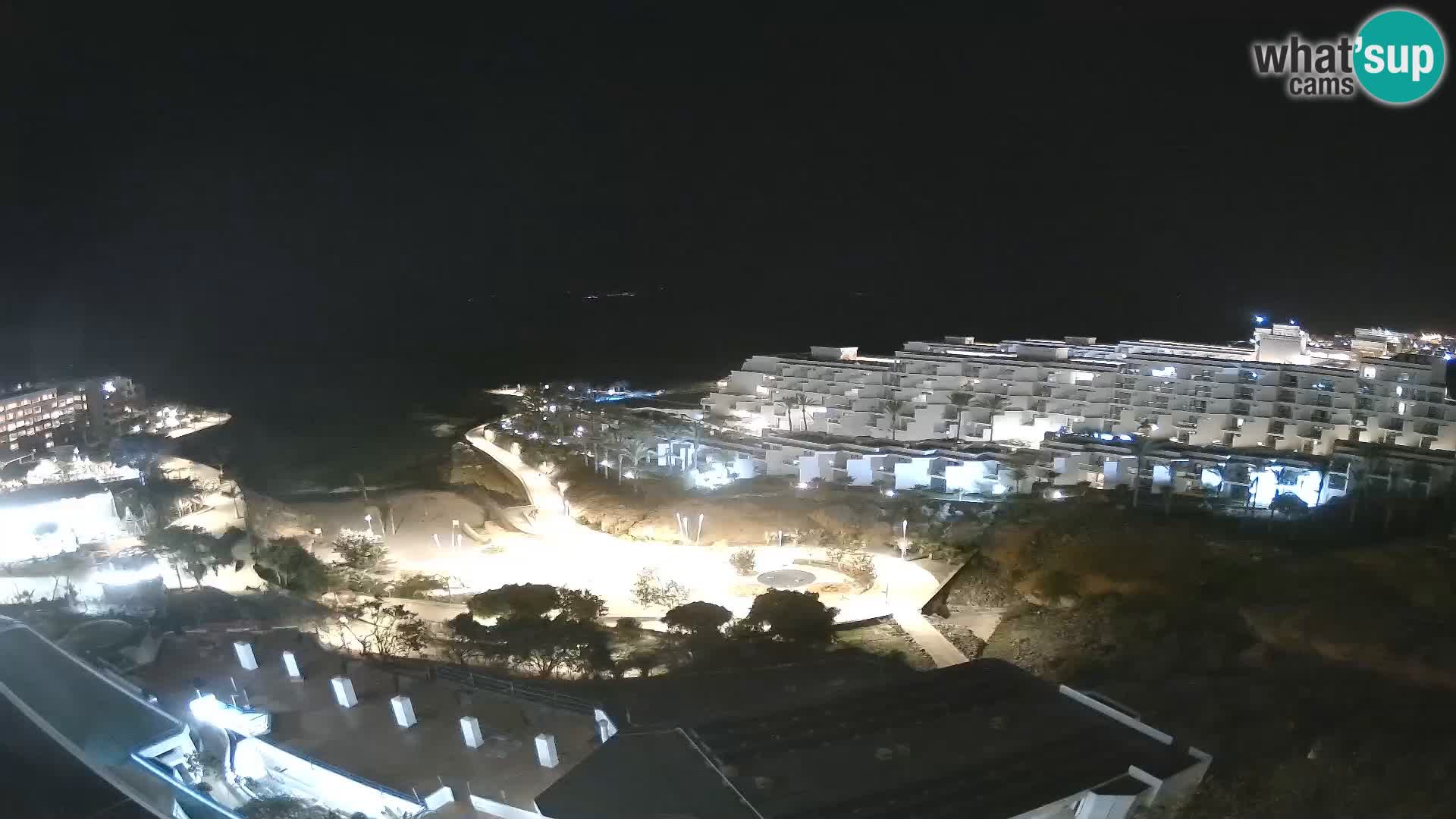 Live webcam Playa de Las Galgas – Playa Paraiso – La Gomera island – Adeje – Tenerife