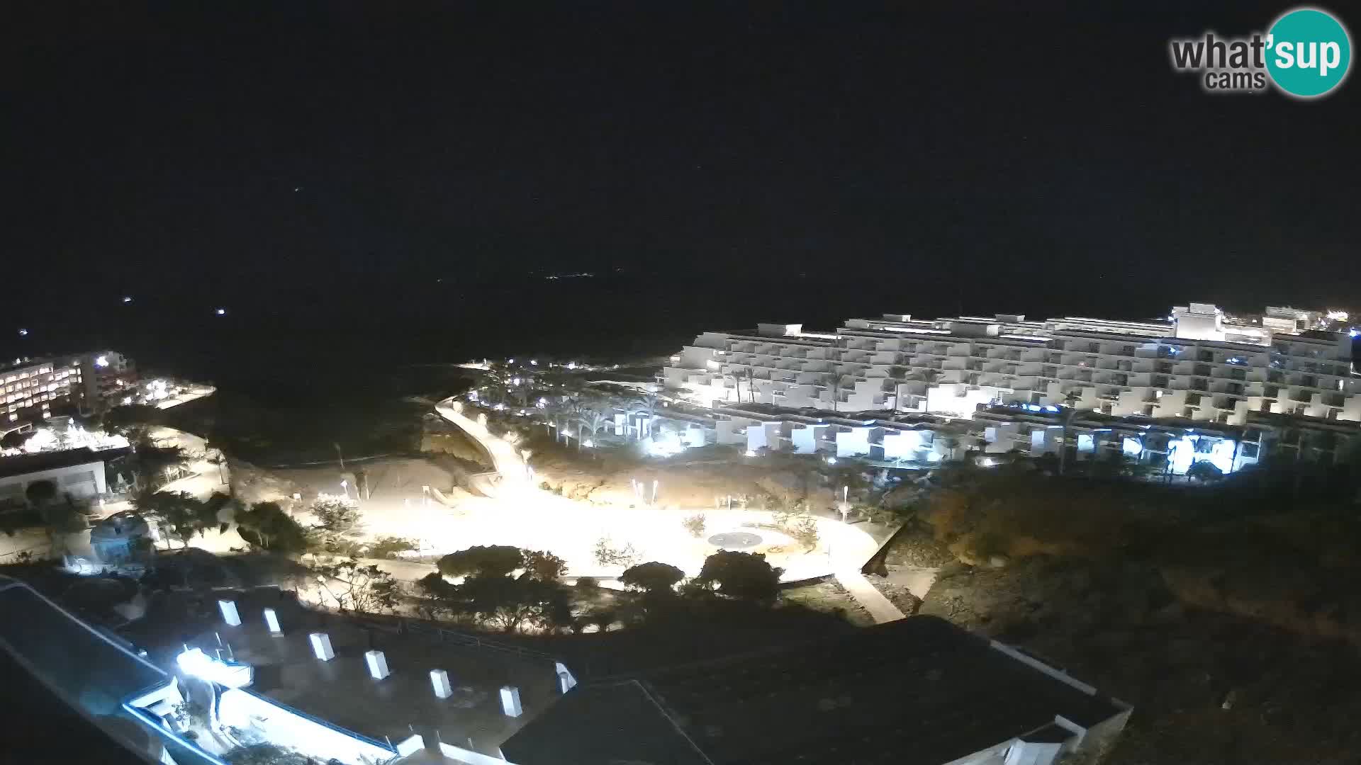 Live webcam Playa de Las Galgas – Playa Paraiso – La Gomera island – Adeje – Tenerife