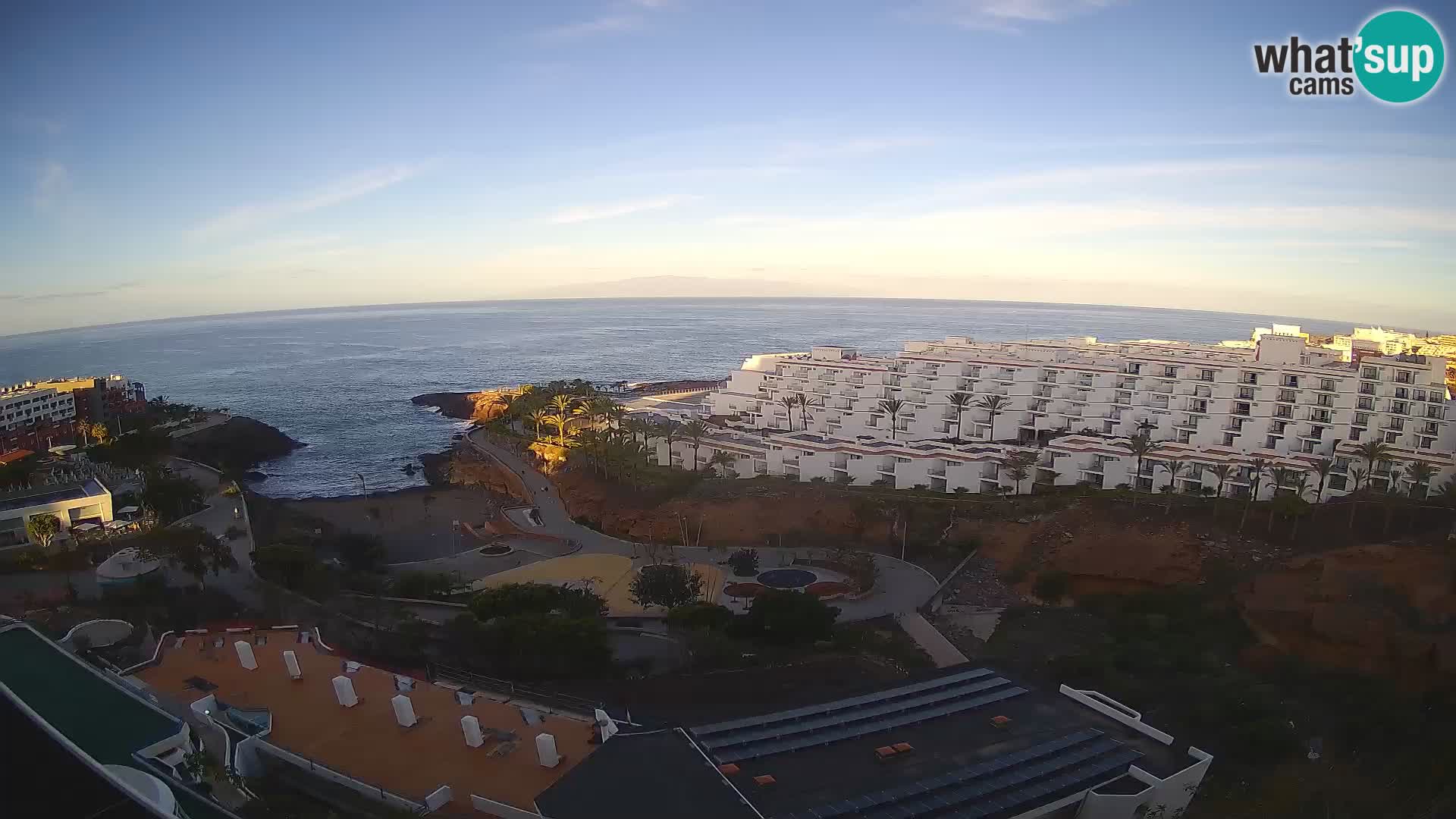 Web kamera uživo Playa de Las Galgas – Playa Paraiso – otok La Gomera – Costa Adeje – Tenerife