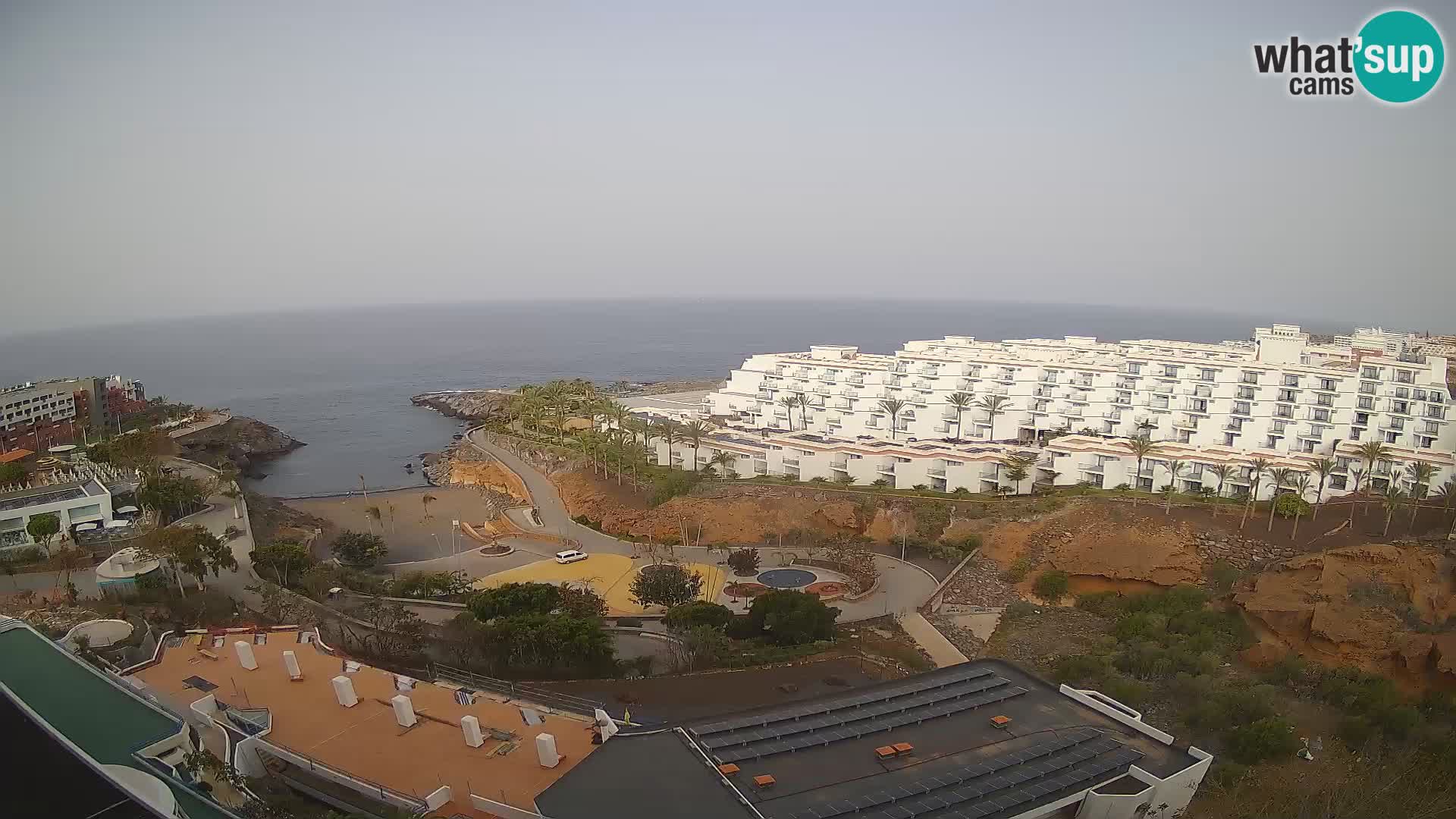 Spletna kamera v živo Las Galgas plaža – Playa Paraiso – otok La Gomera – Costa Adeje – Tenerife