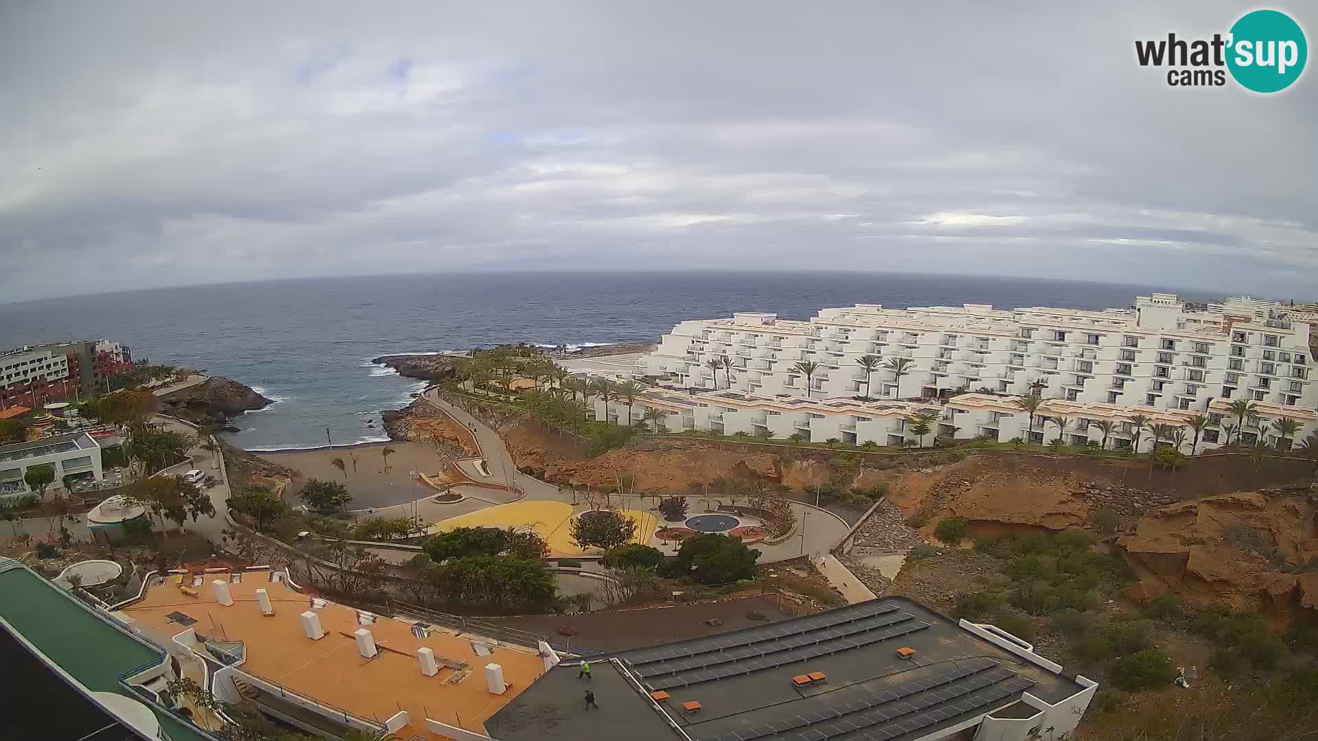 Spletna kamera v živo Las Galgas plaža – Playa Paraiso – otok La Gomera – Costa Adeje – Tenerife