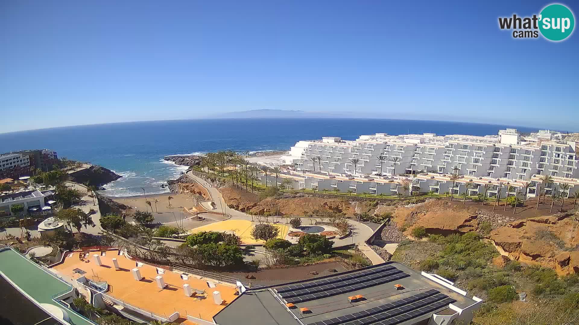 Webcam live spiaggia Las Galgas – Playa Paraiso – Isola La Gomera – Costa Adeje – Tenerife