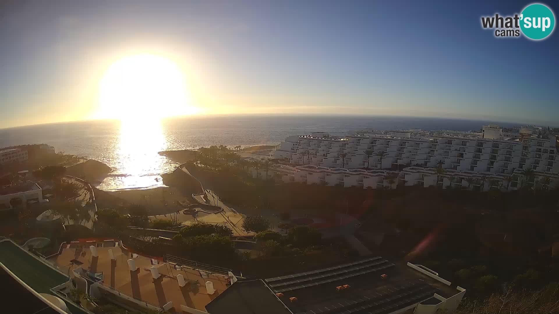 Live webcam Playa de Las Galgas – Playa Paraiso – La Gomera island – Adeje – Tenerife