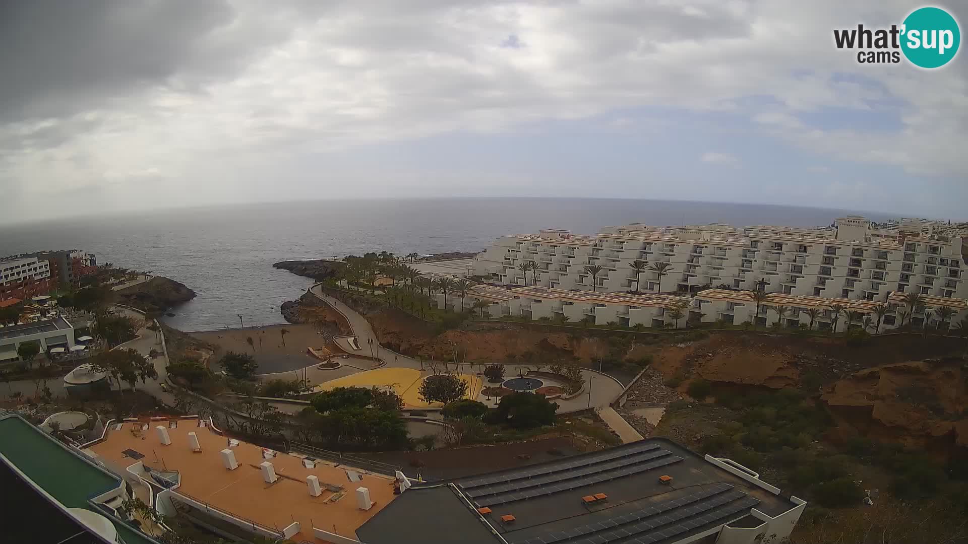Live webcam Playa de Las Galgas – Playa Paraiso – La Gomera island – Adeje – Tenerife