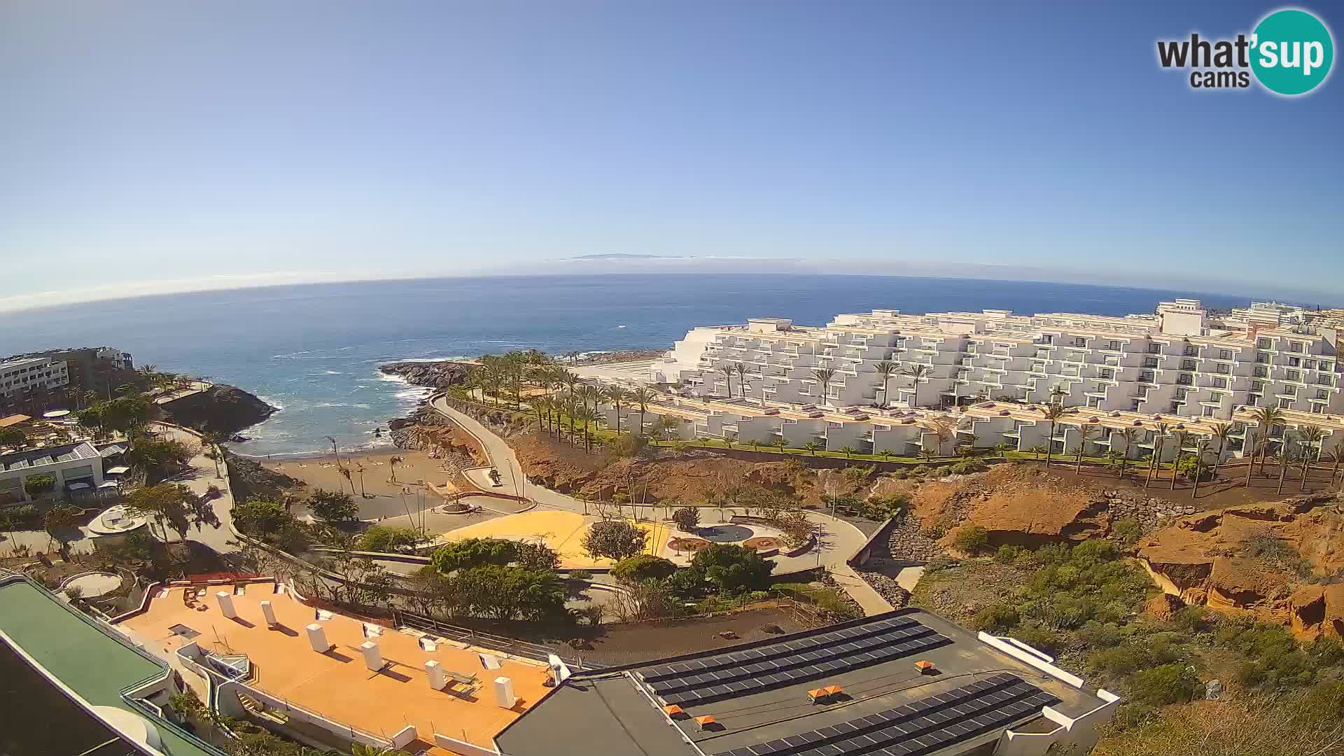 Webcam live spiaggia Las Galgas – Playa Paraiso – Isola La Gomera – Costa Adeje – Tenerife