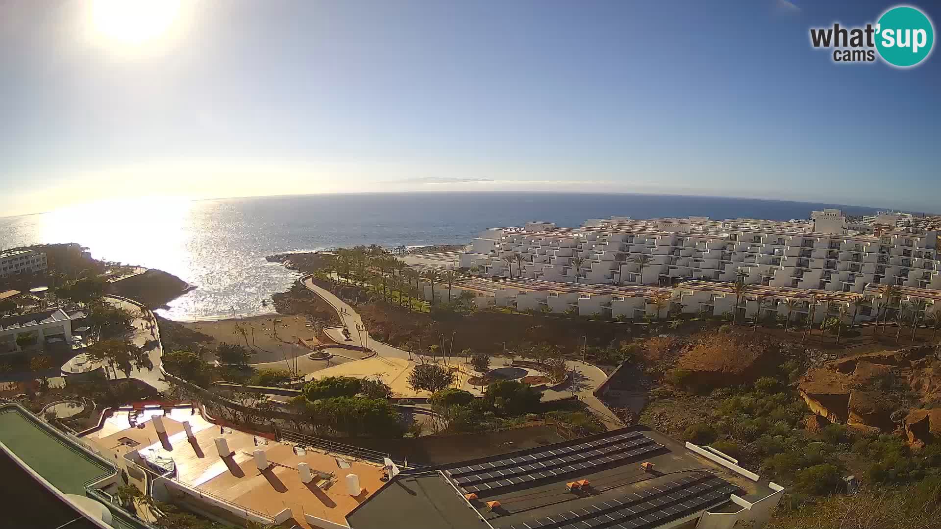 Webcam live spiaggia Las Galgas – Playa Paraiso – Isola La Gomera – Costa Adeje – Tenerife