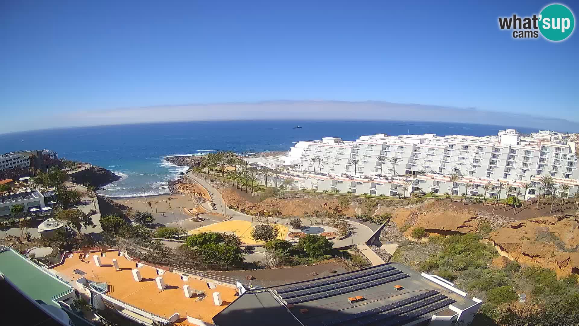 Webcam live spiaggia Las Galgas – Playa Paraiso – Isola La Gomera – Costa Adeje – Tenerife