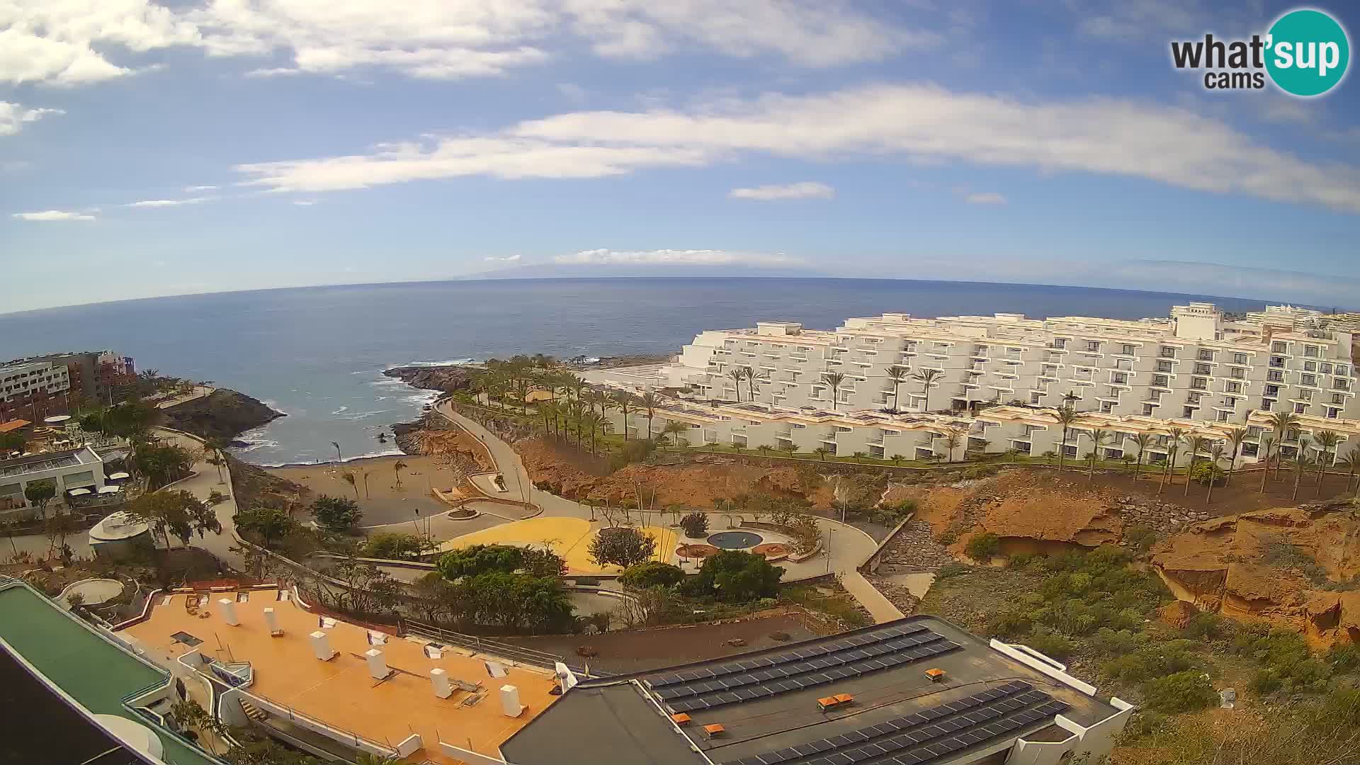 Live-Webcam Las Galgas Strand – Playa Paraiso – Insel La Gomera – Costa Adeje – Teneriffa