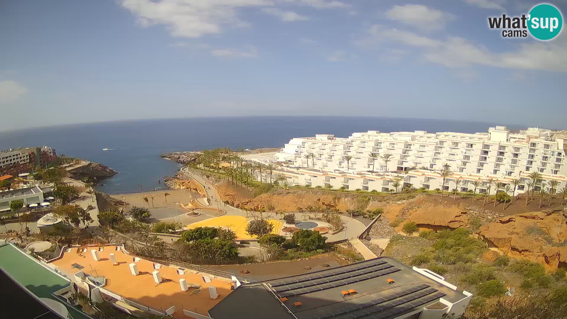 Web kamera uživo Playa de Las Galgas – Playa Paraiso – otok La Gomera – Costa Adeje – Tenerife